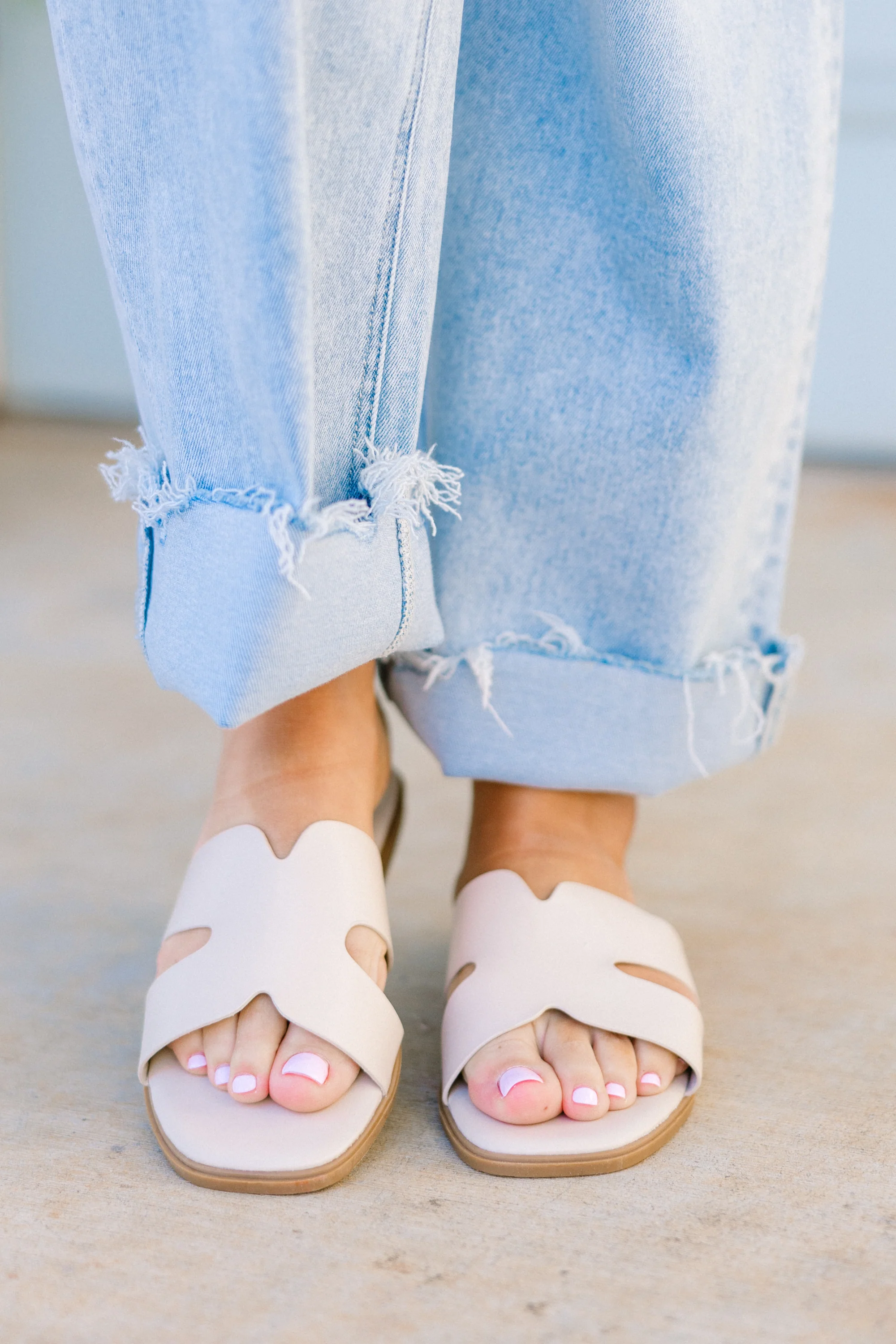 Palm Shores Sandals, Nude - Giverhouse