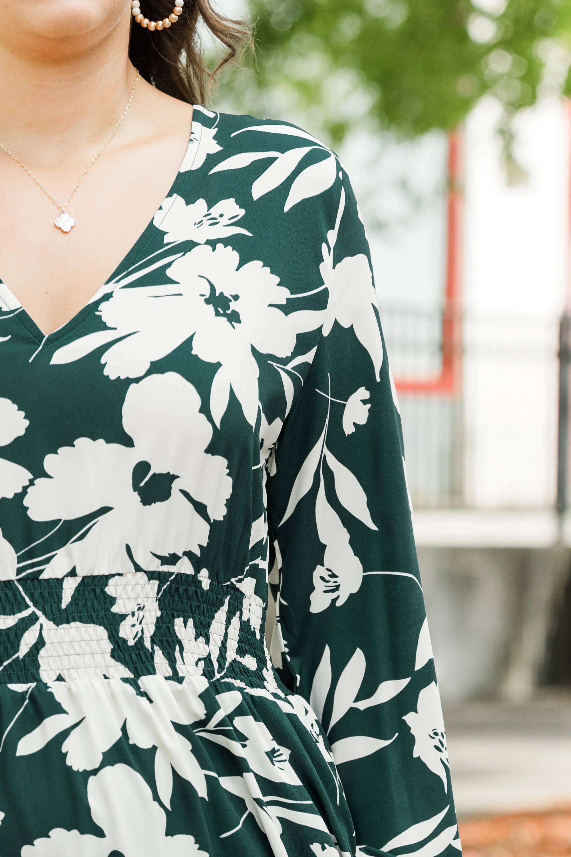 Alluring Autumn Dress, Green - Giverhouse