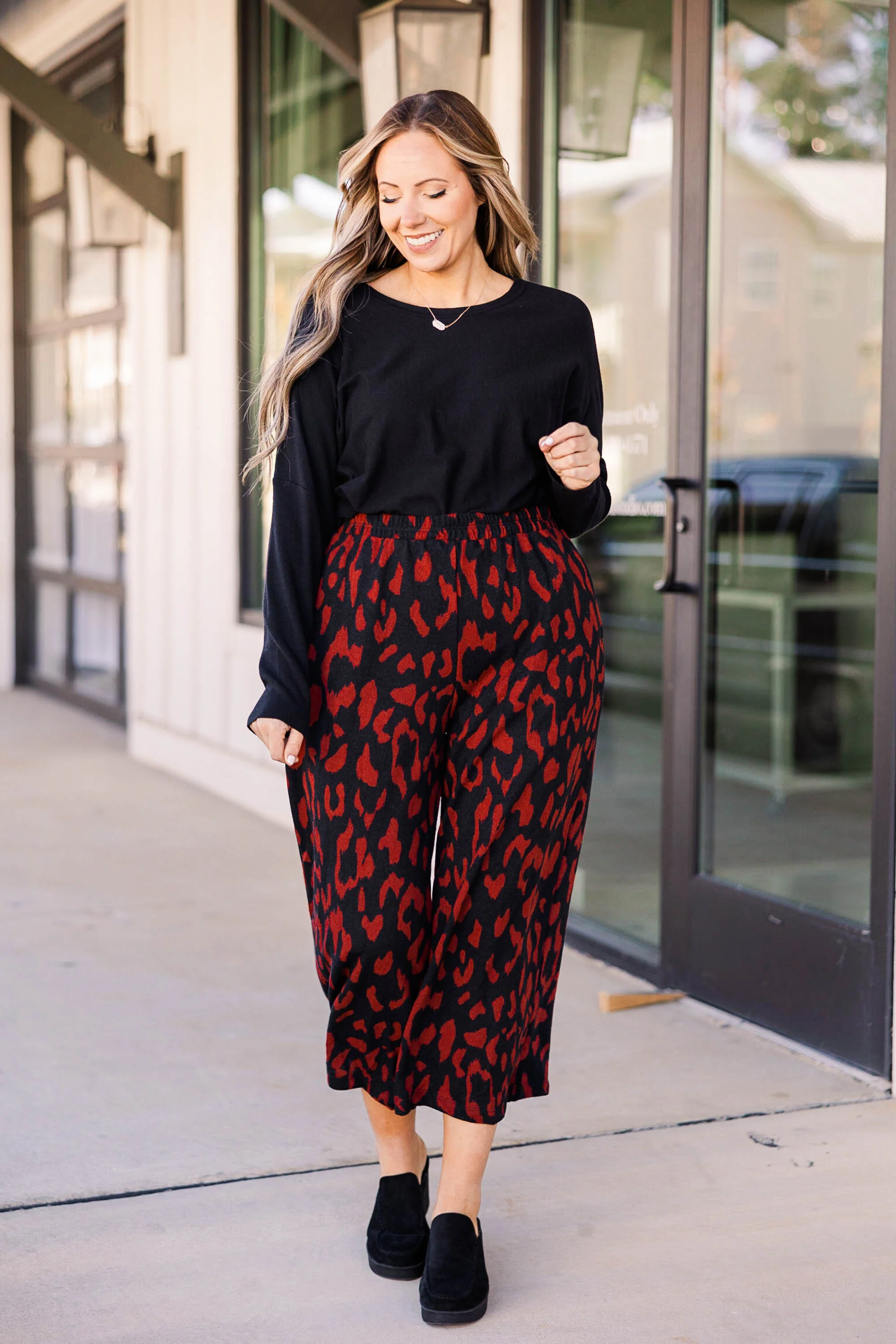 Song About Me Pants, Burgundy Combo - Giverhouse