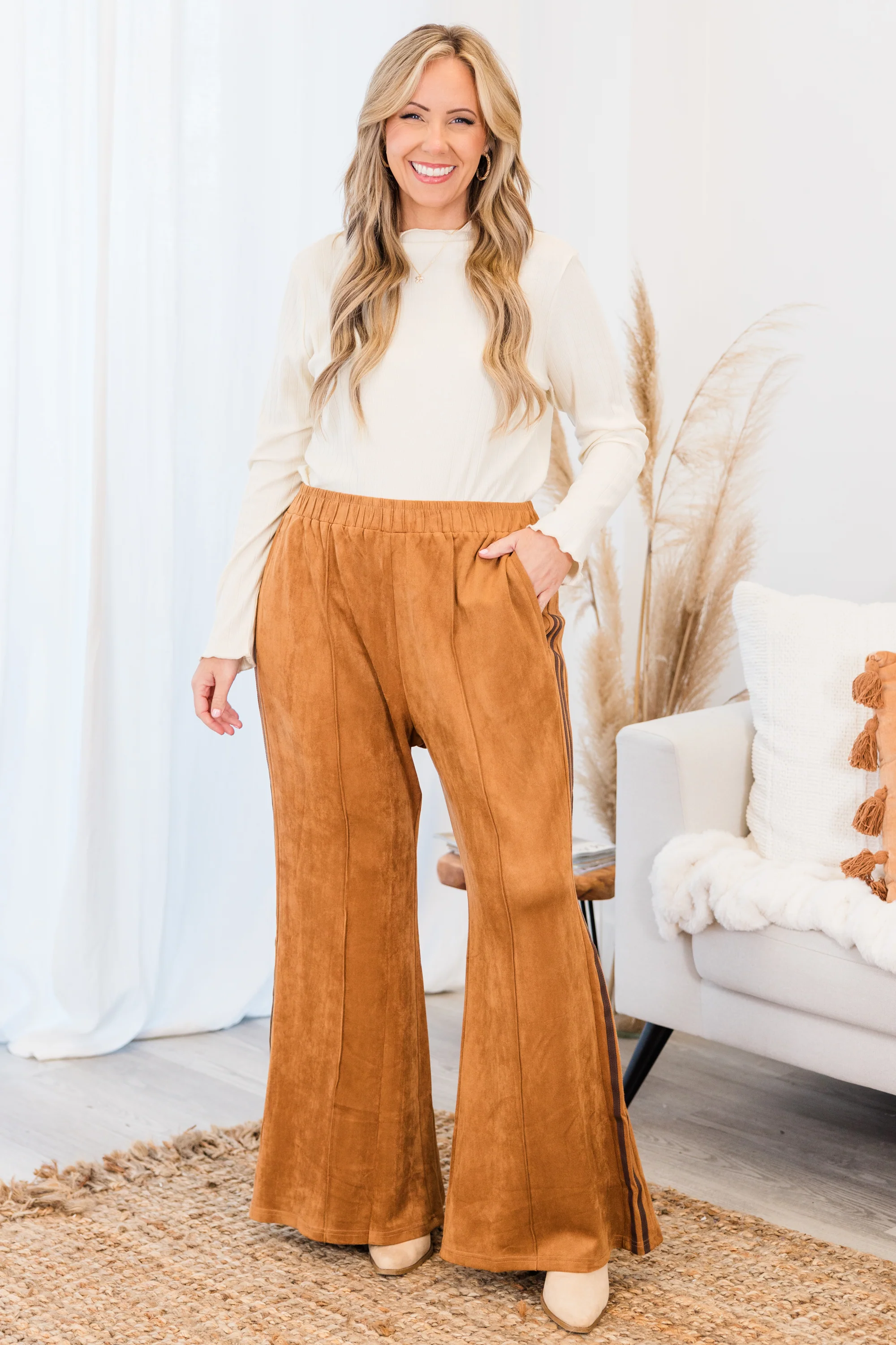 Where Were We Pants, Brown - Giverhouse