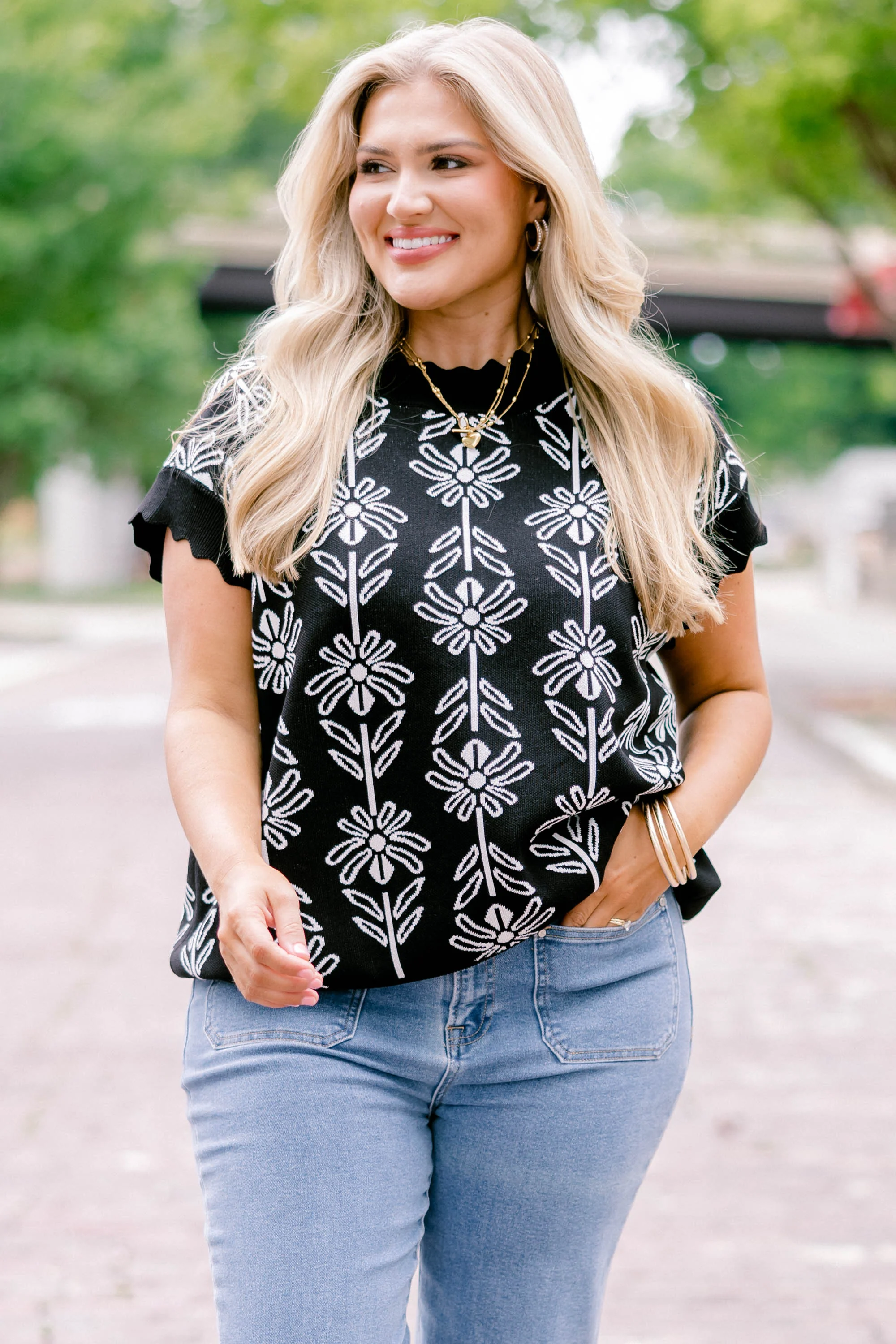 Pure Of Heart Sweater, Black - Giverhouse