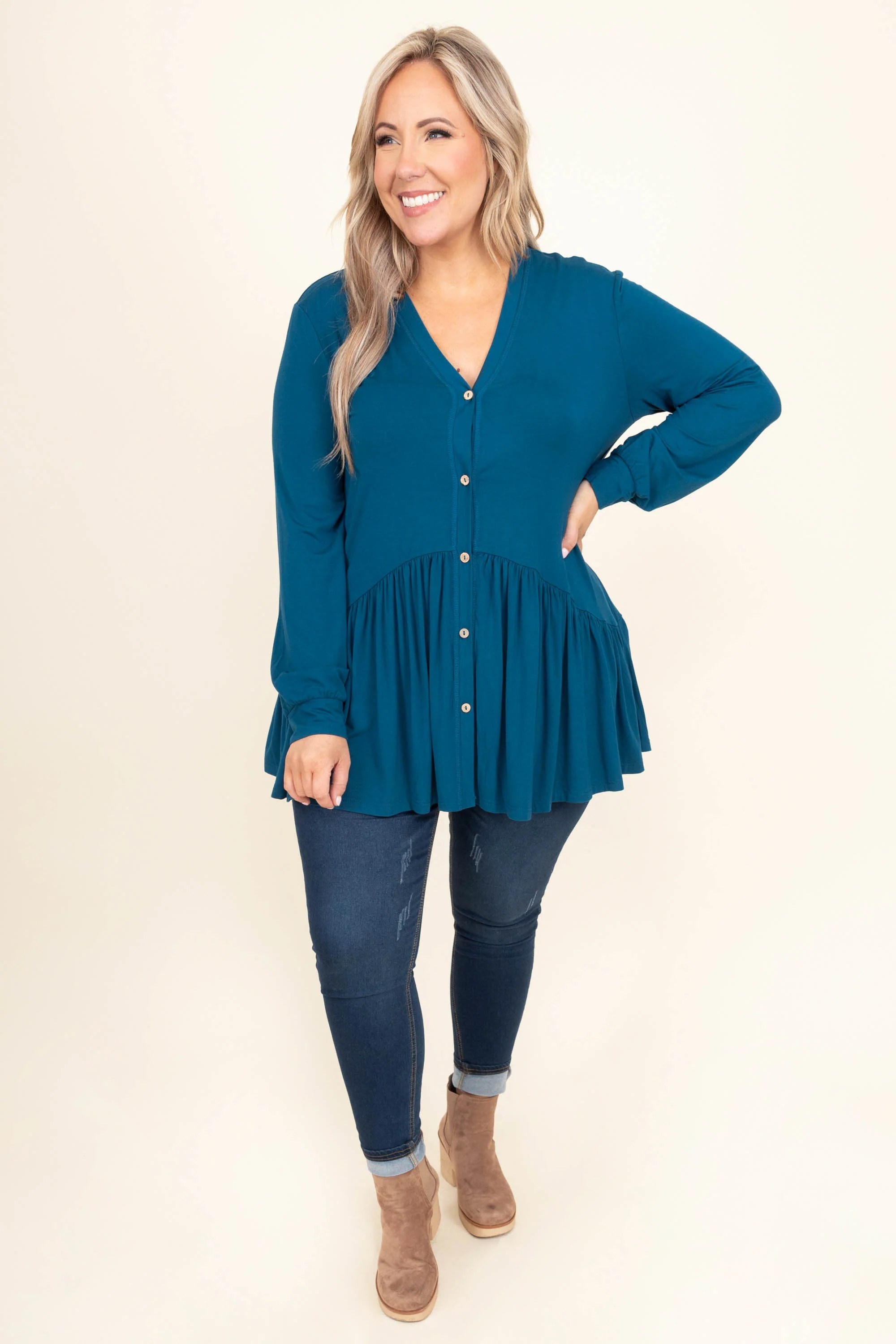 Lively Experiences Tunic, Blue - Giverhouse