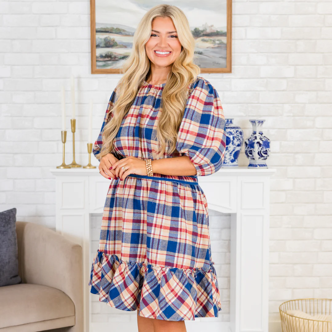 Petal in Motion Dress, Navy - Giverhouse