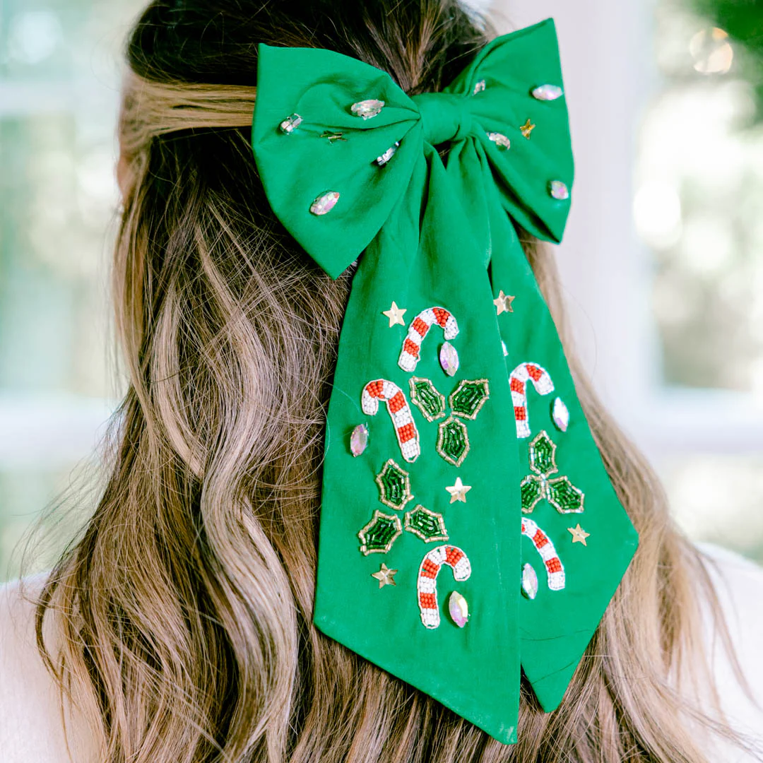 Crystal Dreams Bow, Green - Giverhouse
