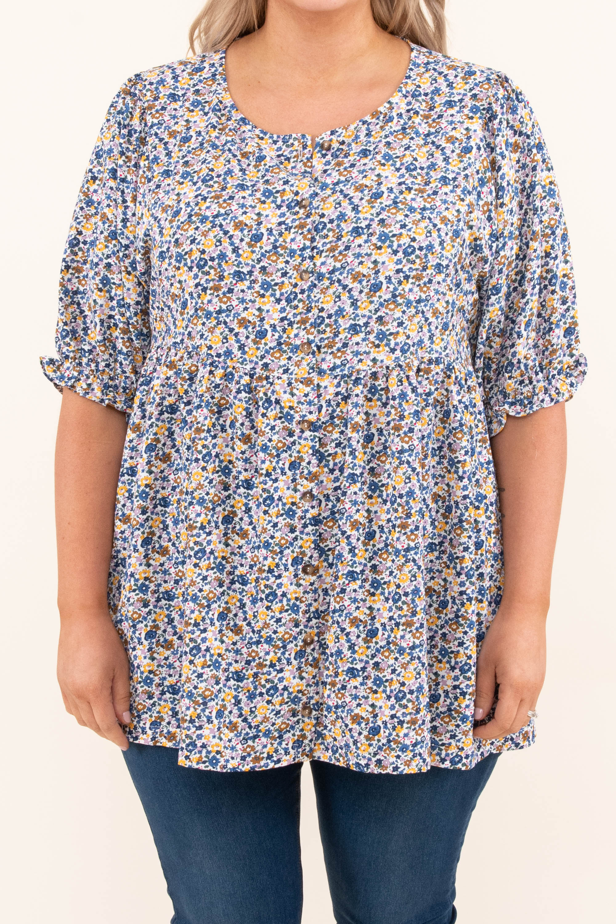 New To This Top, Blue Multi - Giverhouse