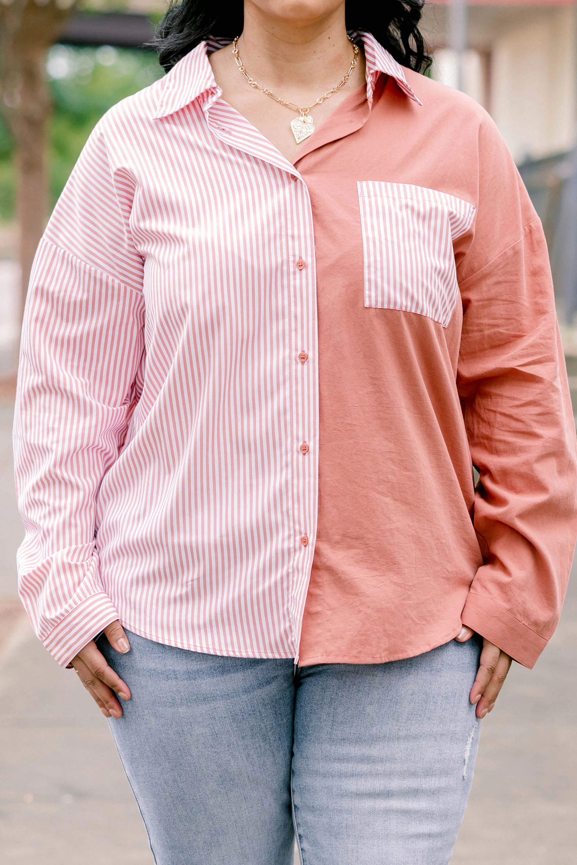 Heartstrings Top, Mauve - Giverhouse