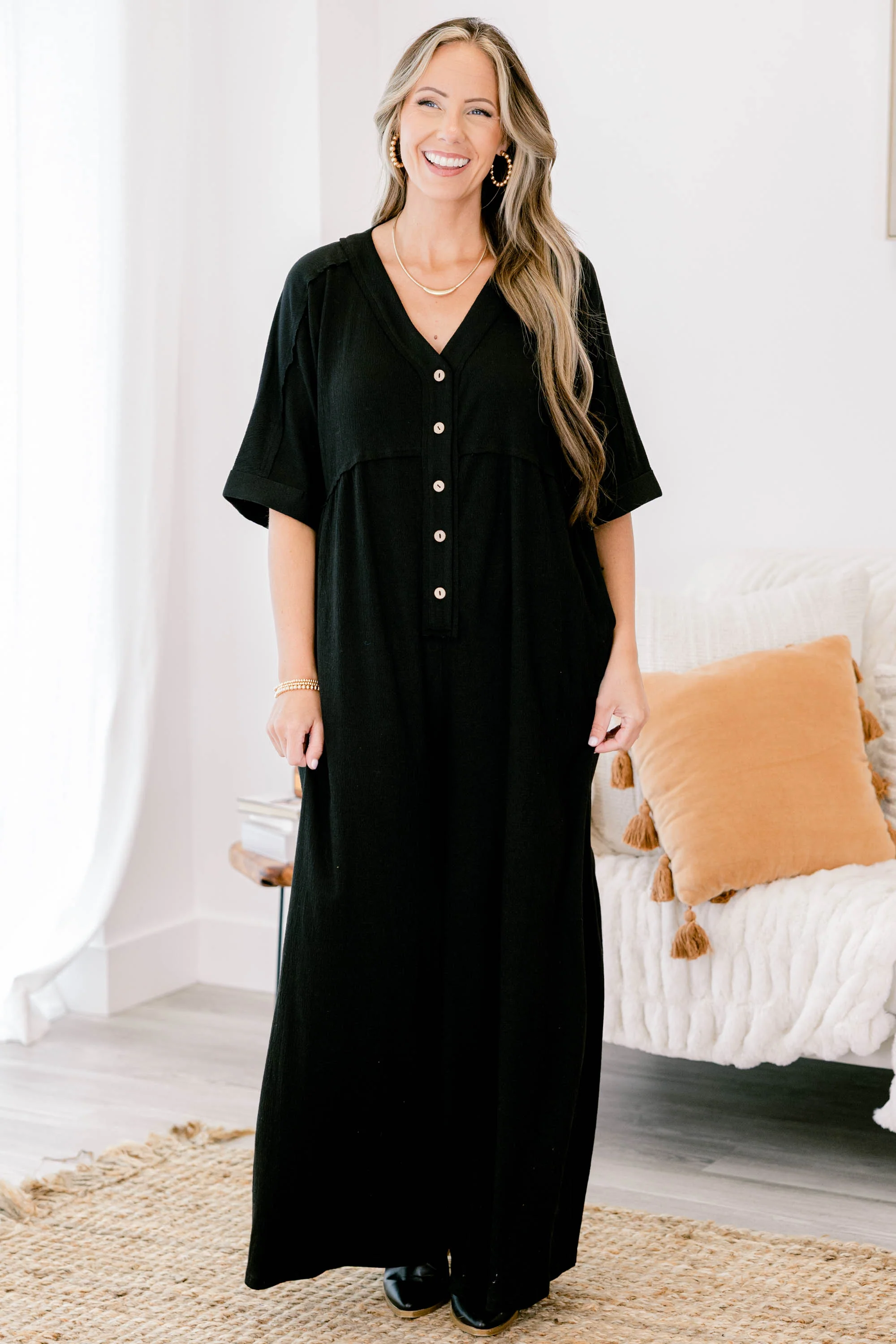 All Clear Jumpsuit, Black - Giverhouse