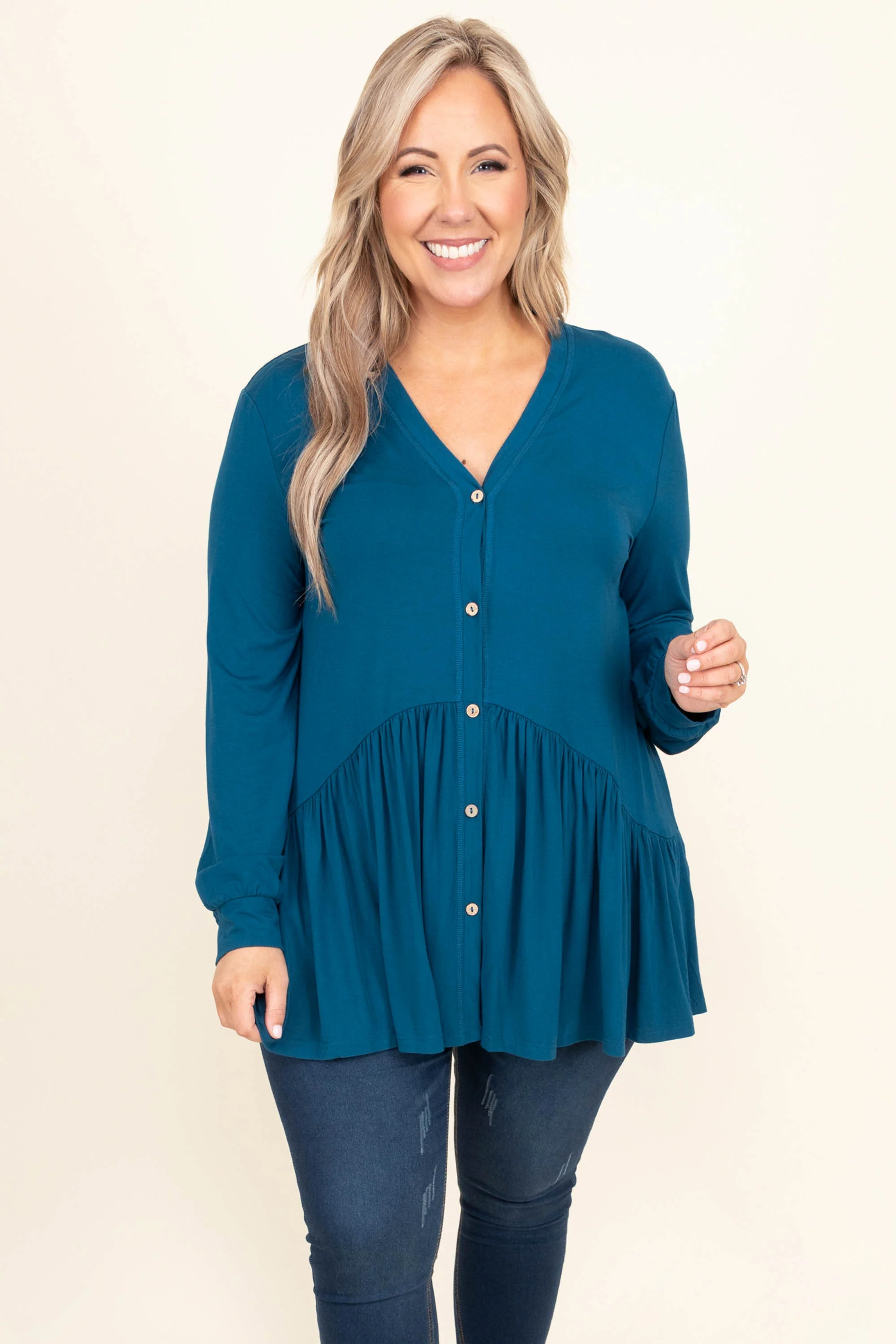 Lively Experiences Tunic, Blue - Giverhouse