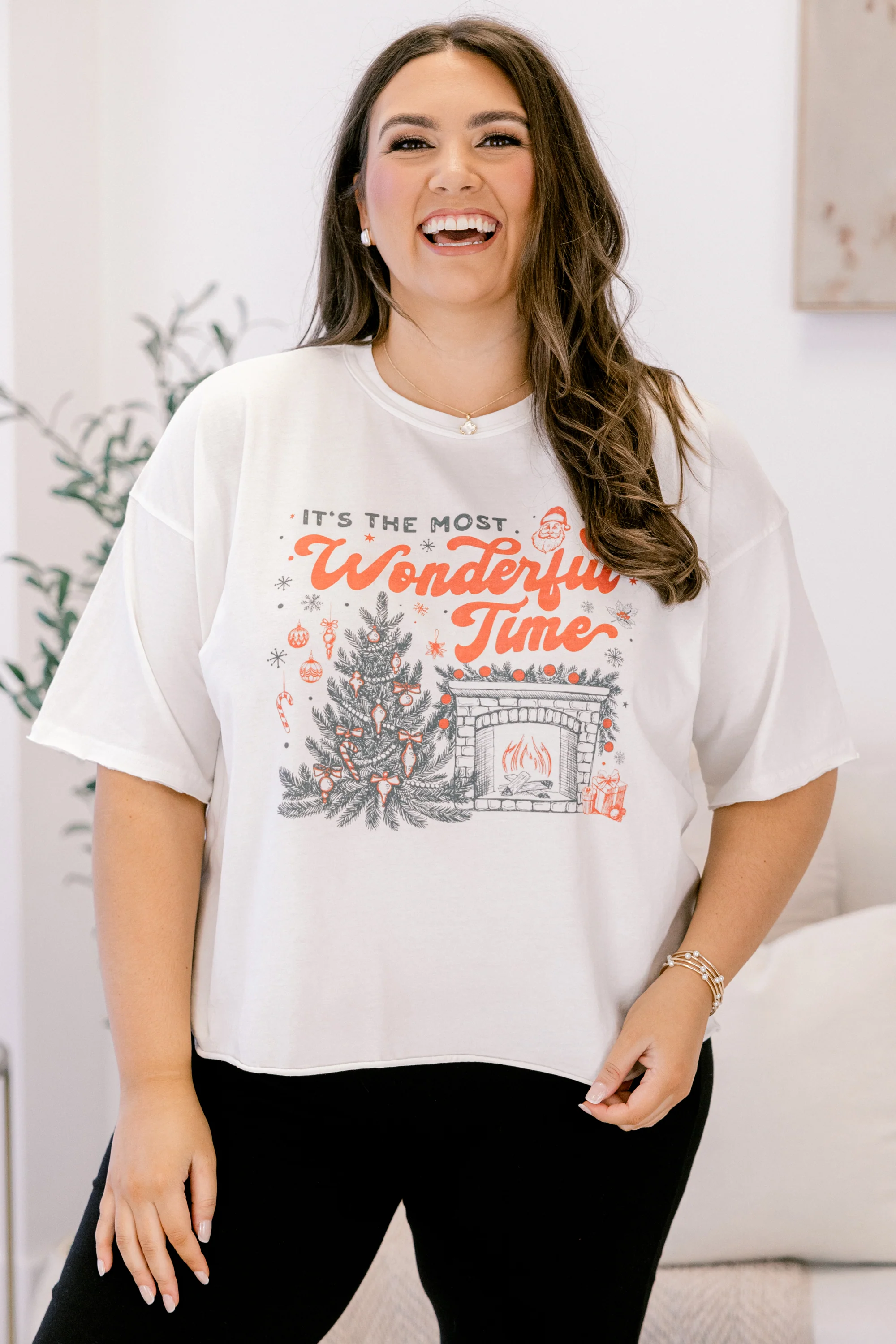 The Most Wonderful Season Vintage Wash Tee, White - Giverhouse
