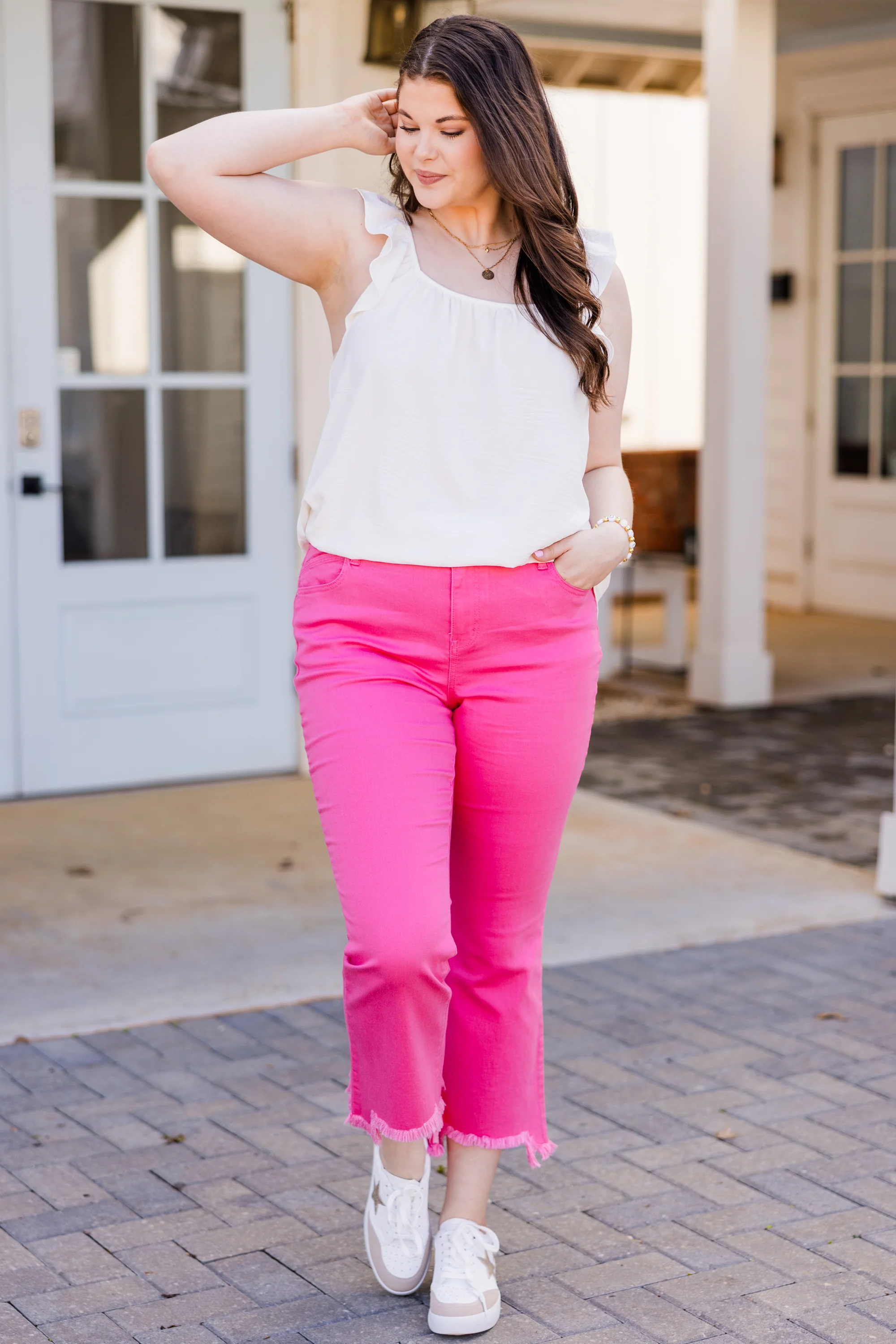 1822 Denim: Leaving My Mark Jeans, Pink Fade - Giverhouse