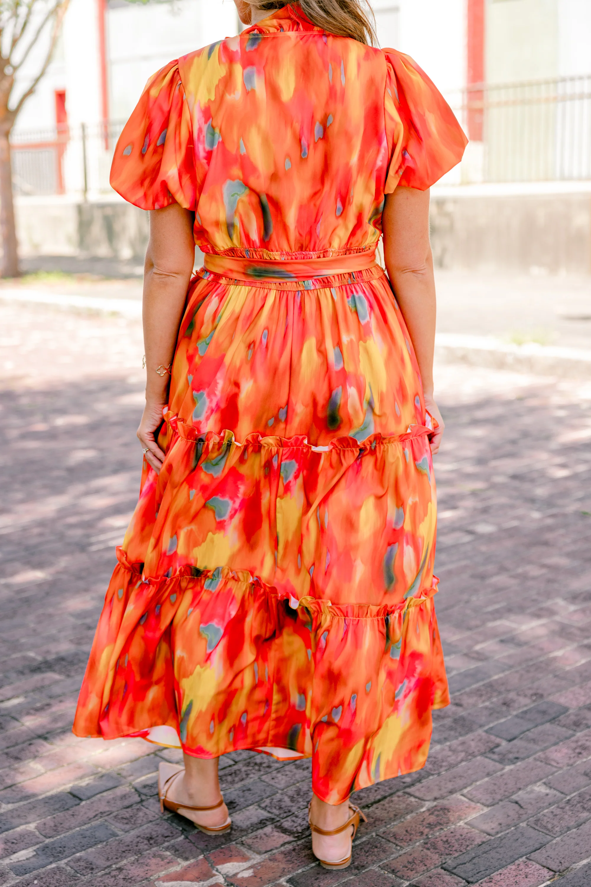 Risk Taker Dress, Orange - Giverhouse