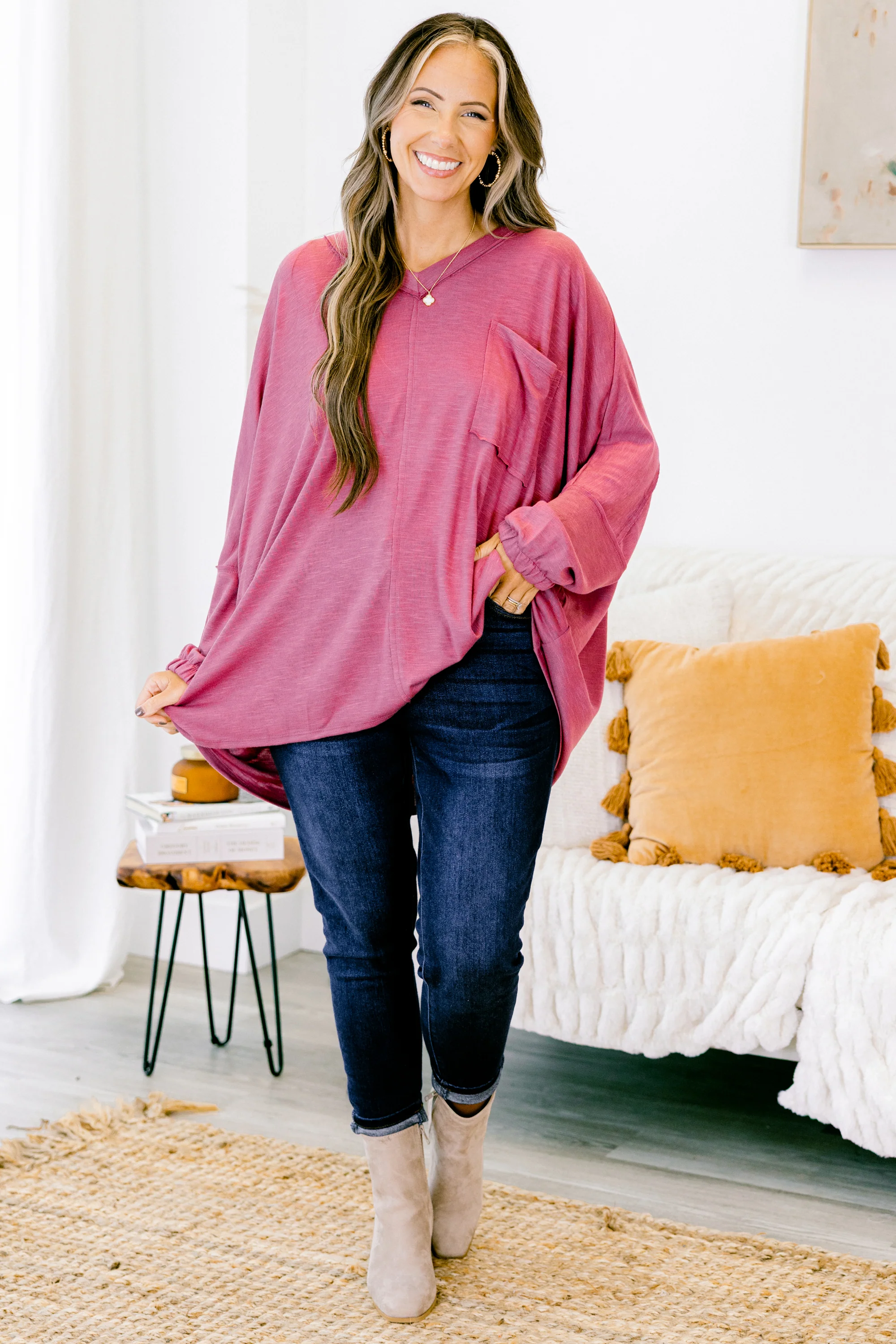 Say The Words Top, Autumn Rose - Giverhouse