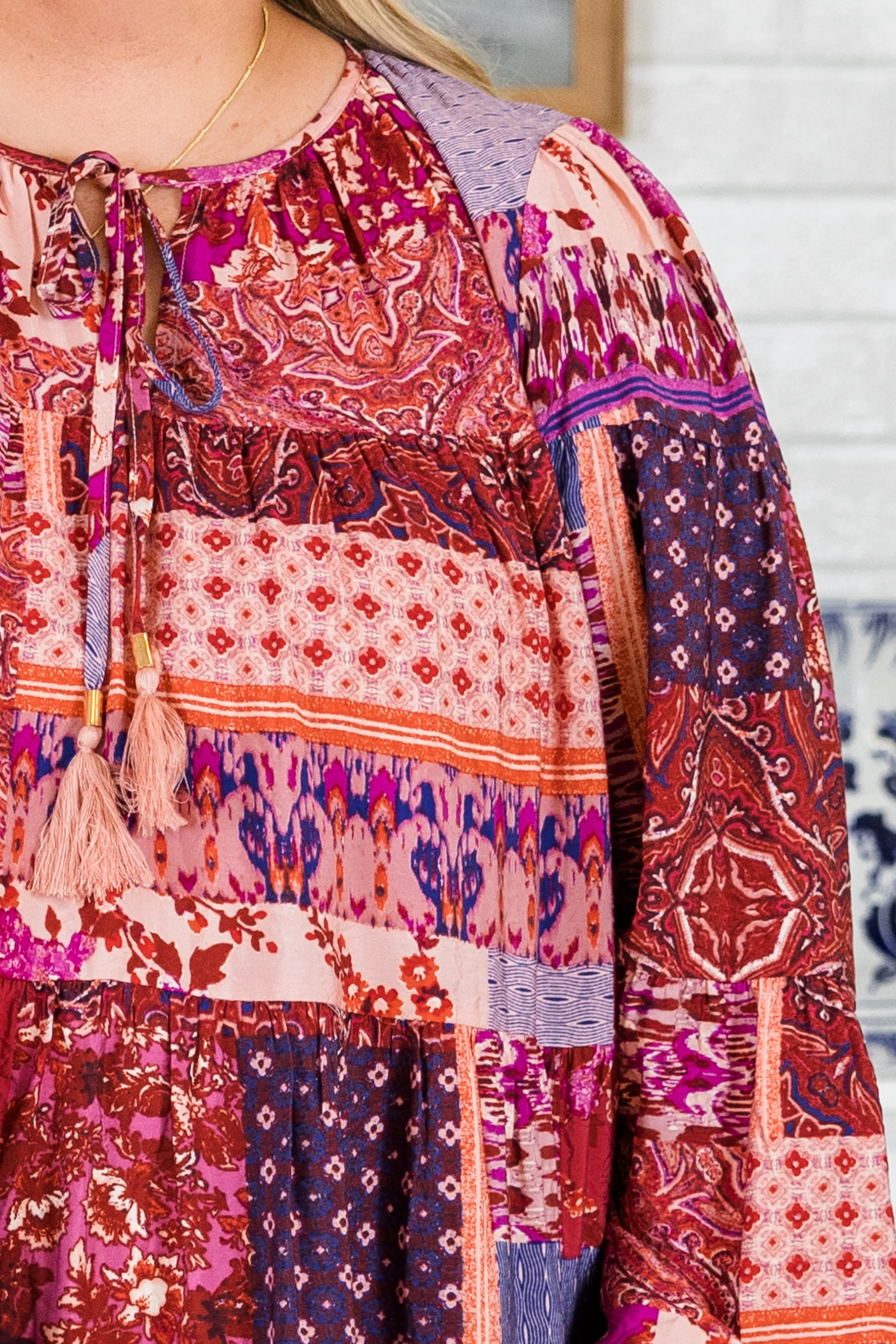 All Together Dress, Burgundy - Giverhouse