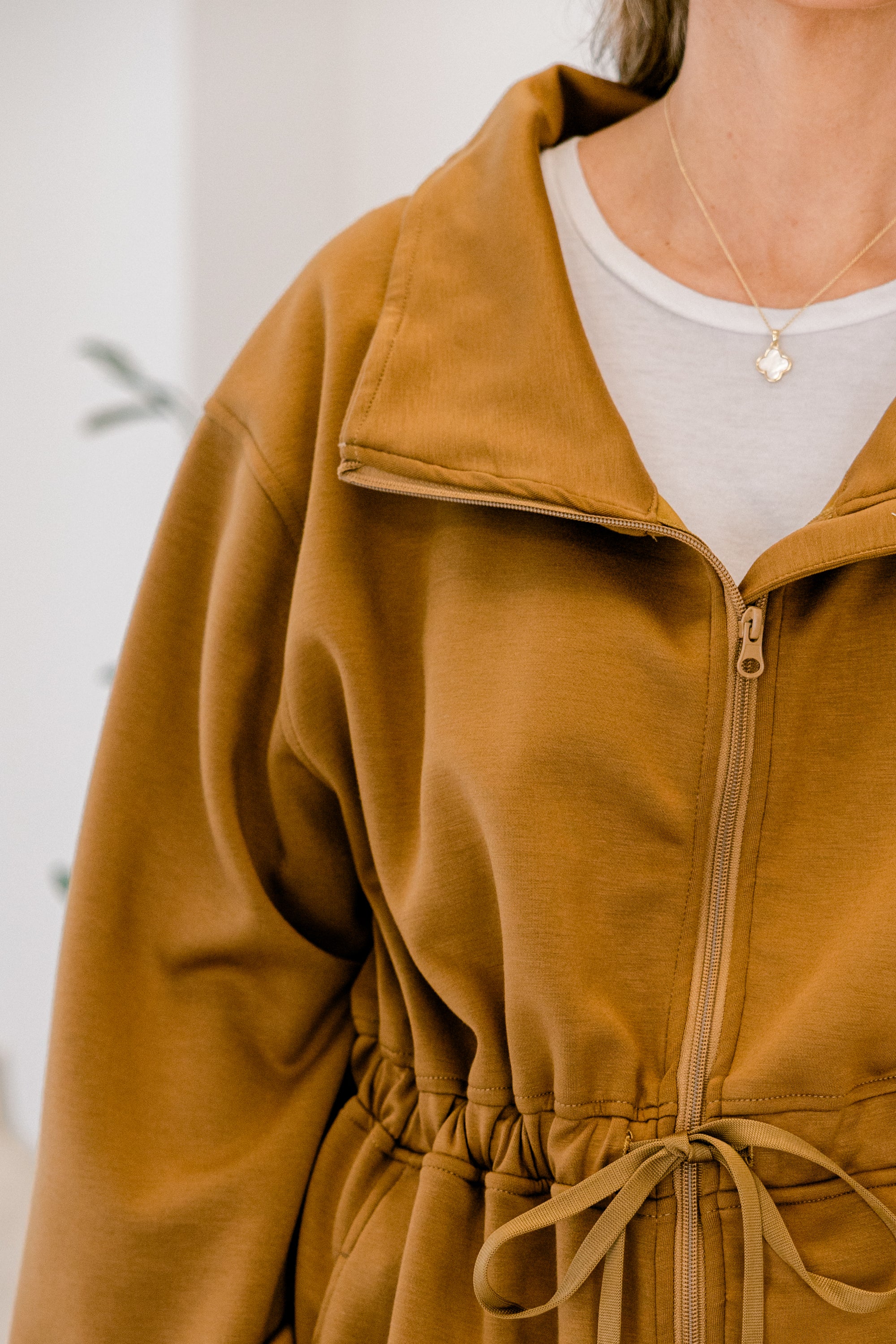 Step Up Jacket, Brown - Giverhouse