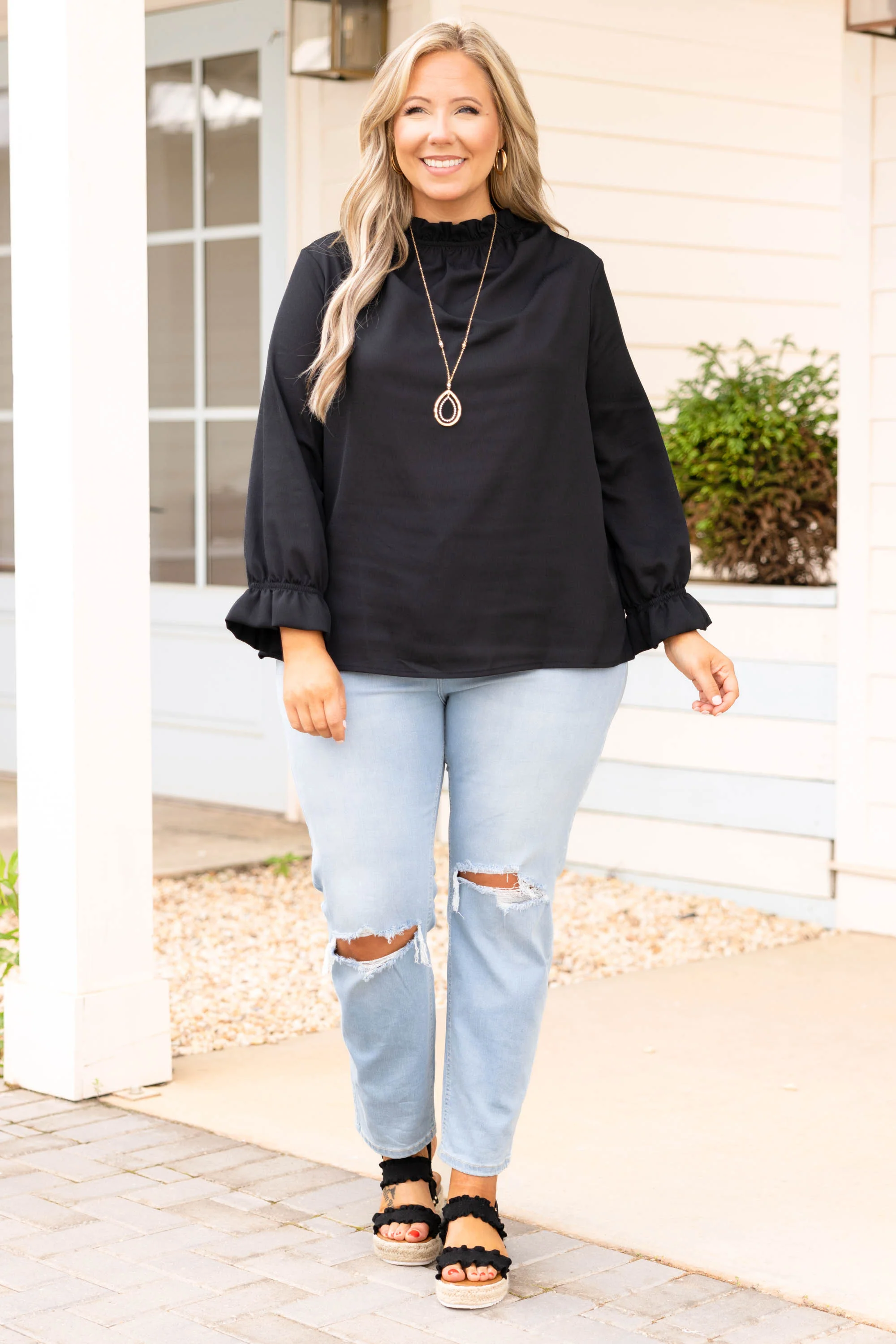 Someone Sweet Top, Black - Giverhouse