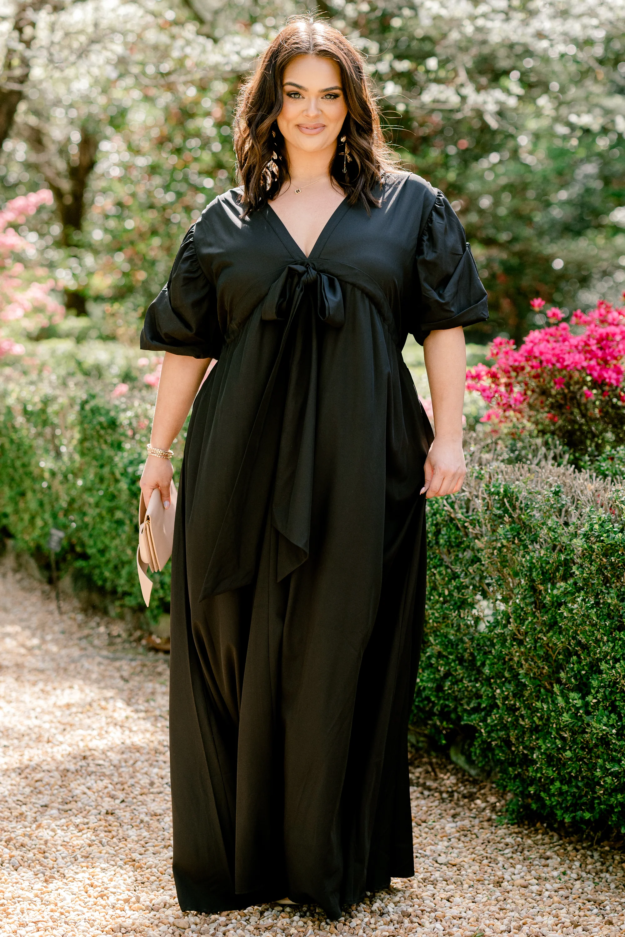 Looking At Me Maxi Dress, Black - Giverhouse