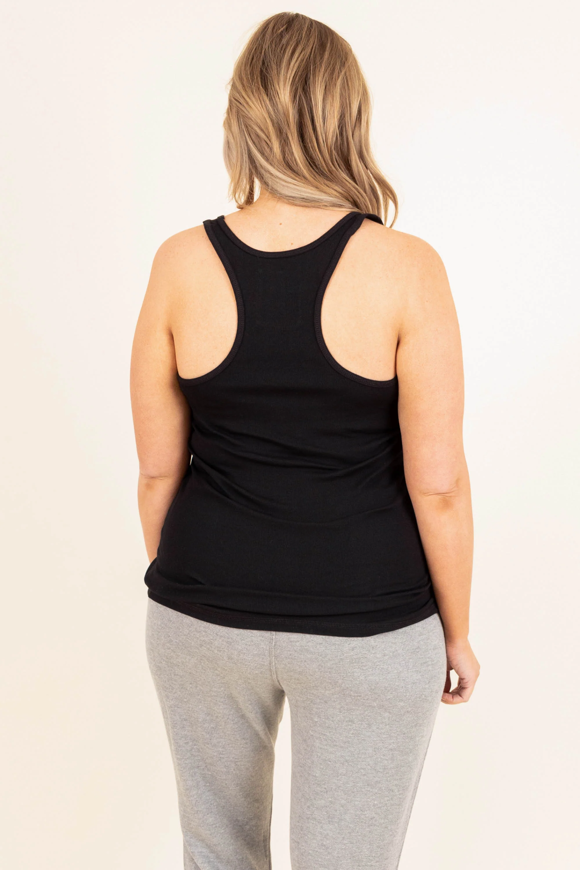 Simple Woman Tank, Black - Giverhouse