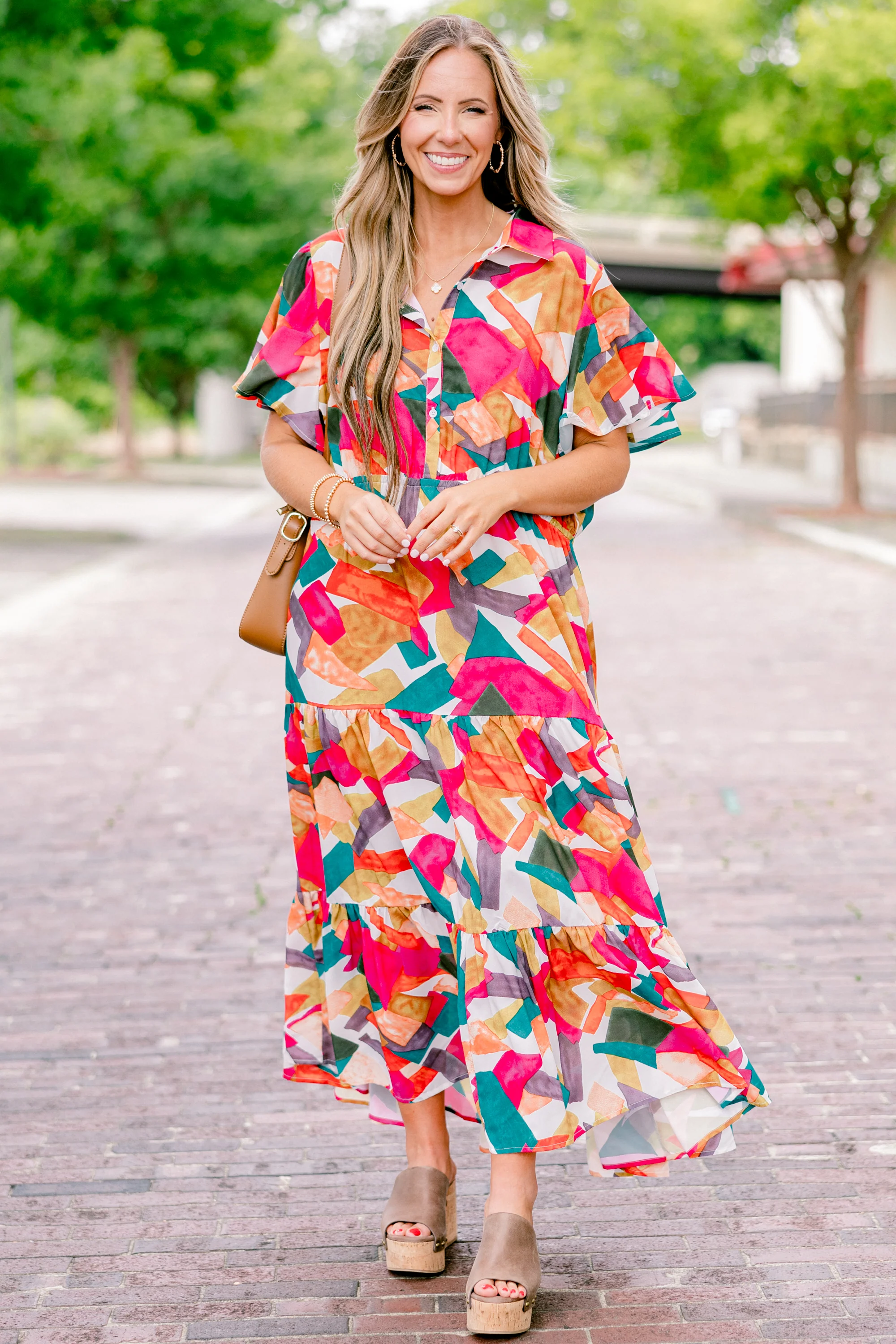 Just Takes Time Dress, Rust - Giverhouse