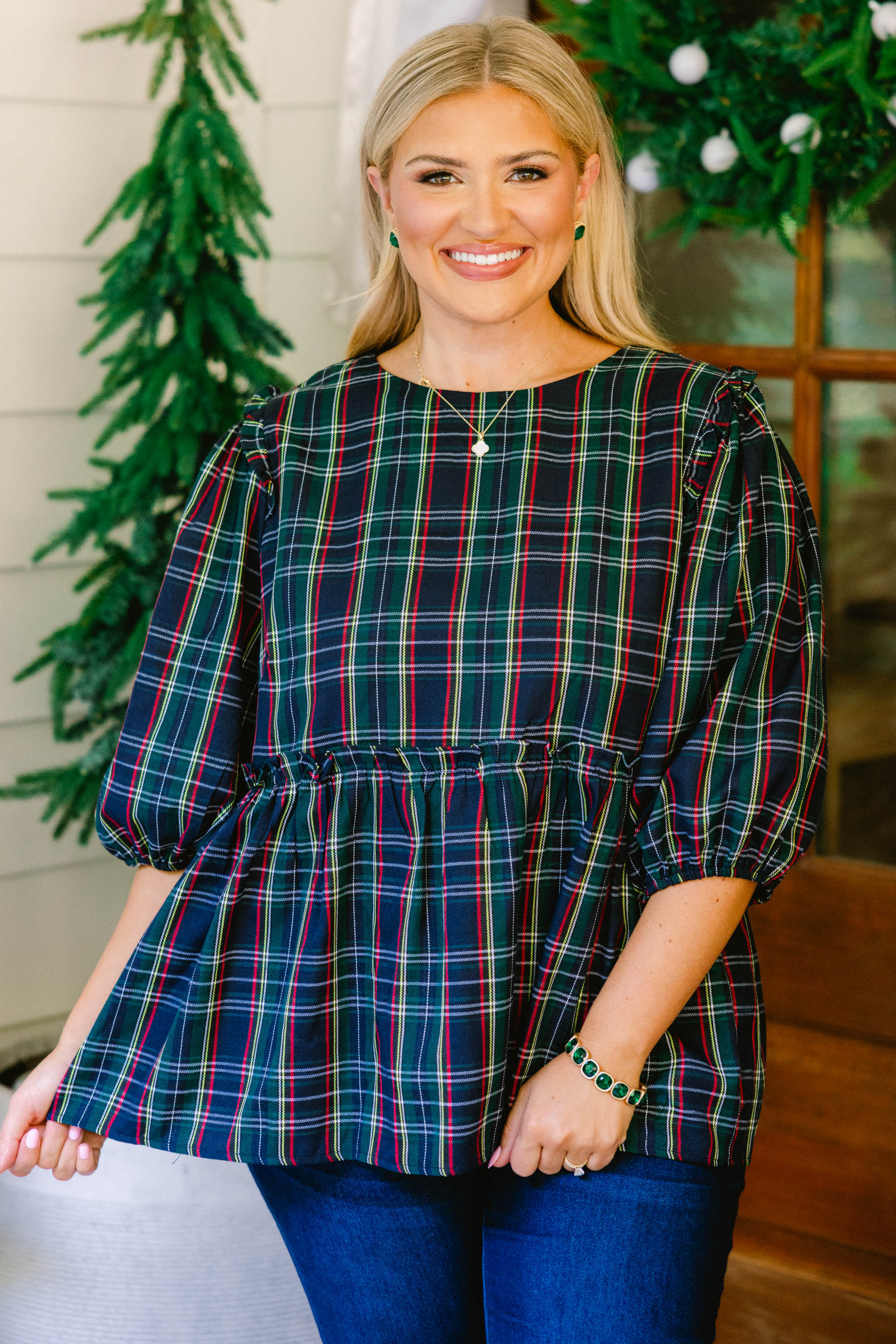 Time Of Year Top, Navy - Giverhouse