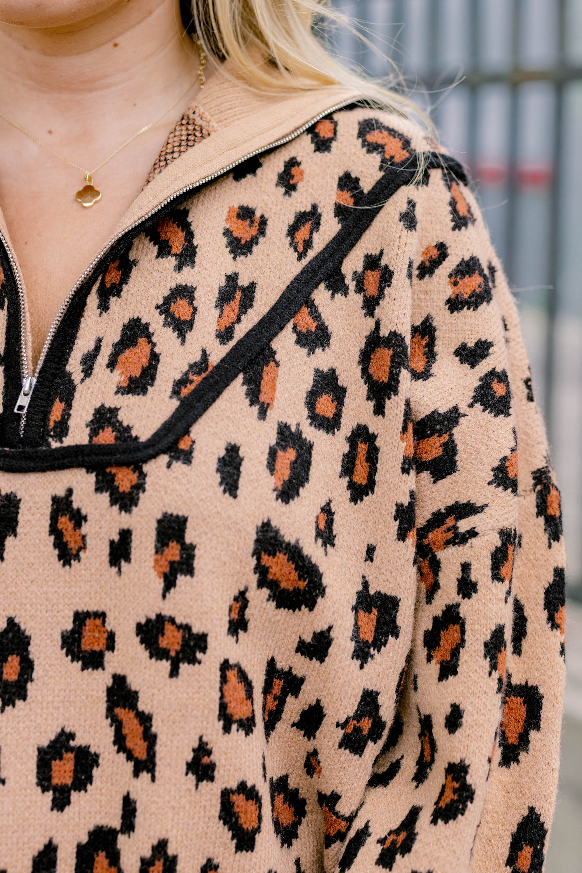 Falling For Fall Sweater, Leopard - Giverhouse