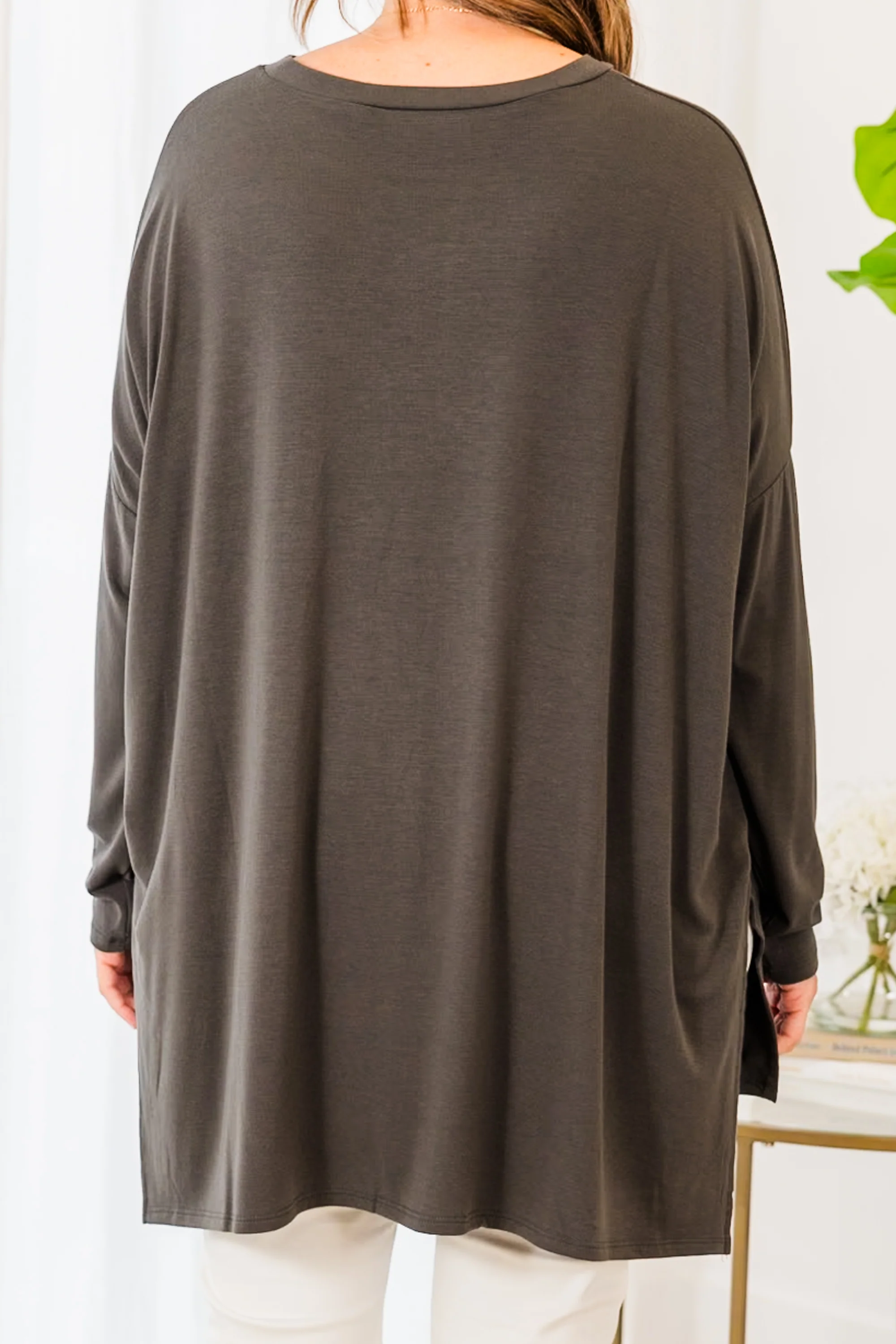 Time Well Spent Top, Ash Grey - Giverhouse