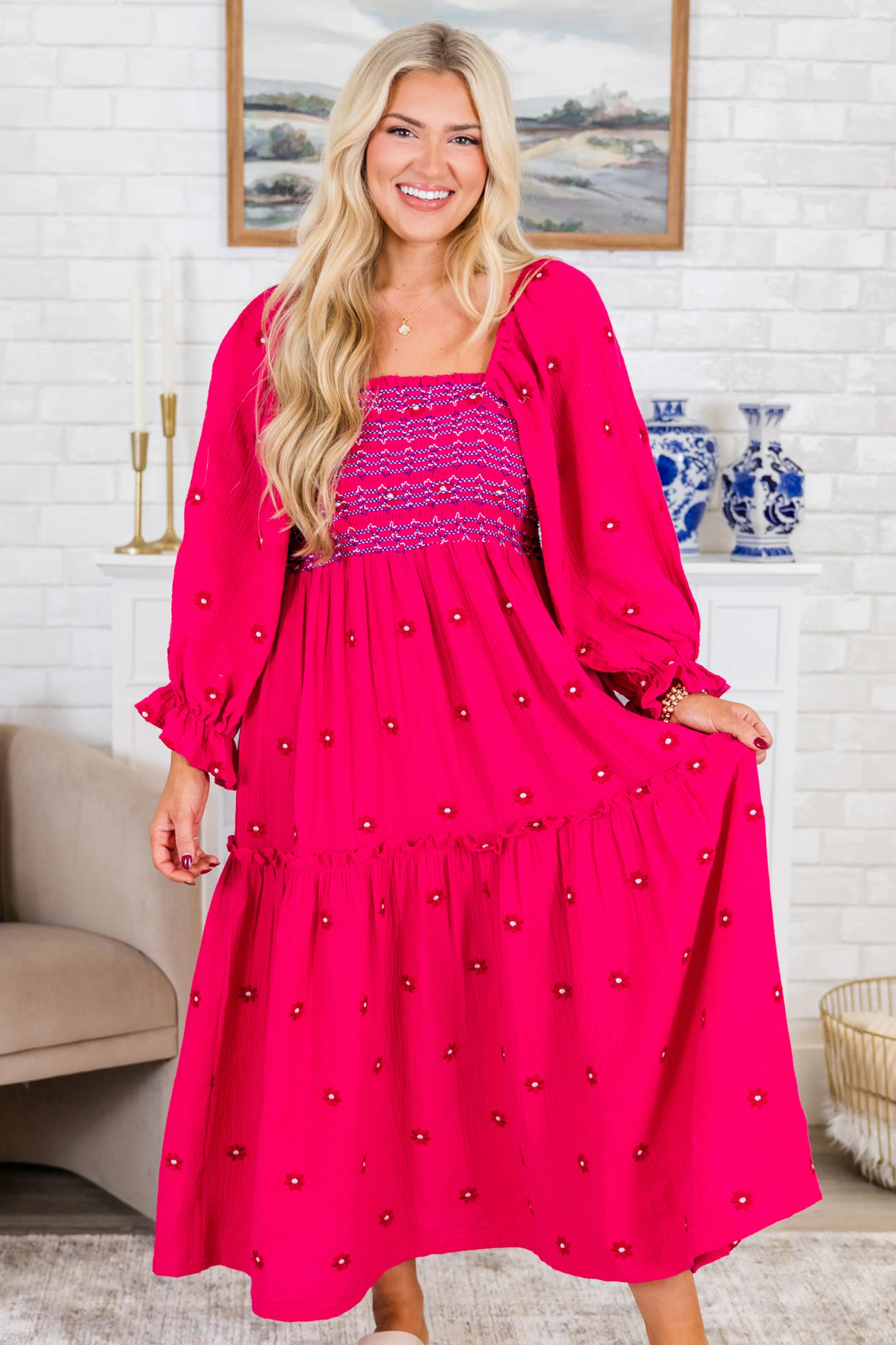 Wildflower Wonder Dress, Pink - Giverhouse