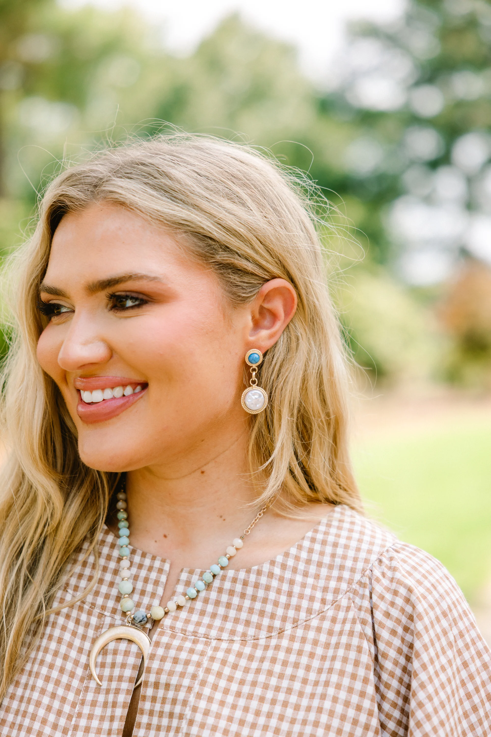Days of Dust Earrings, Turquoise - Giverhouse