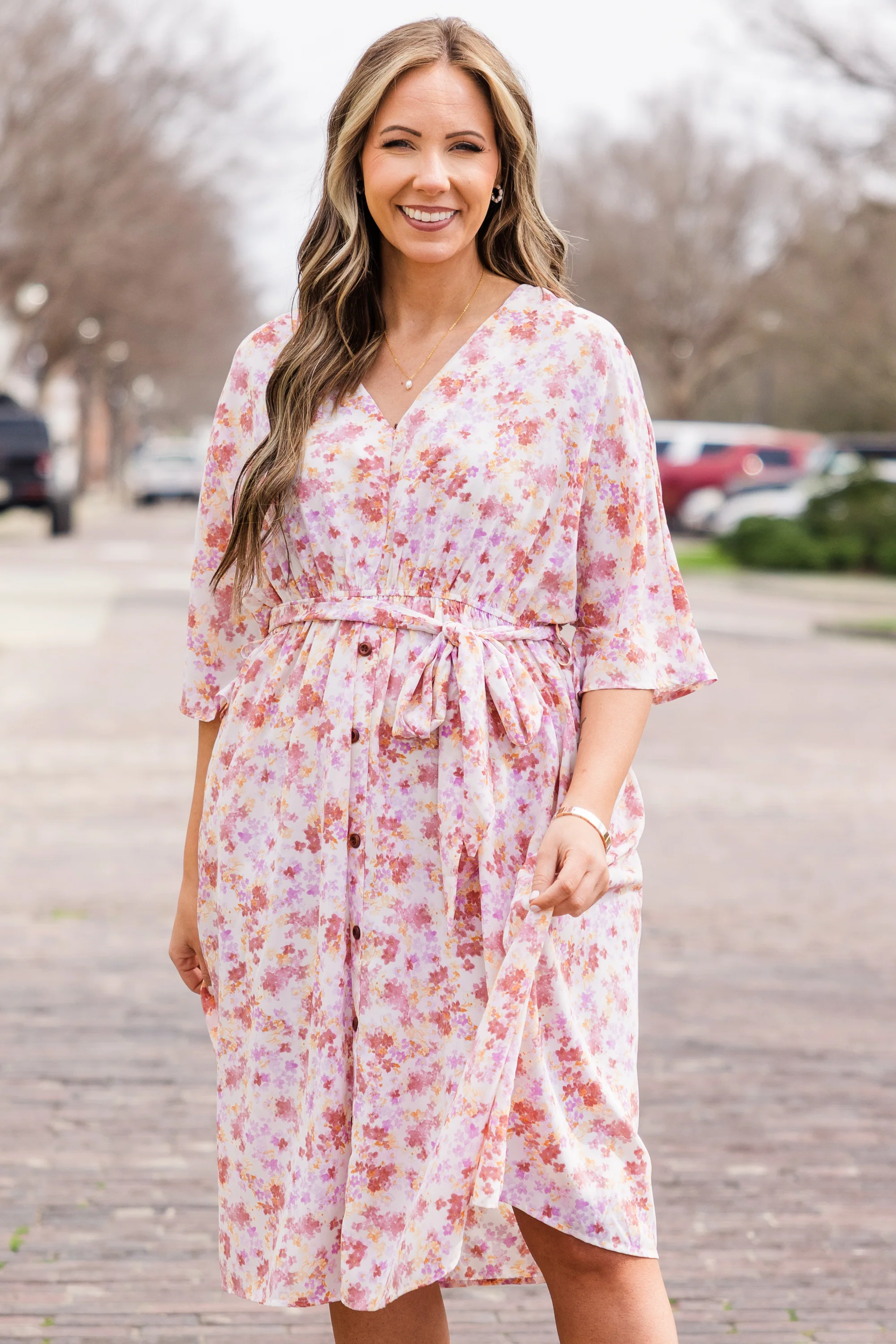 Confide In You Dress, Pink - Giverhouse