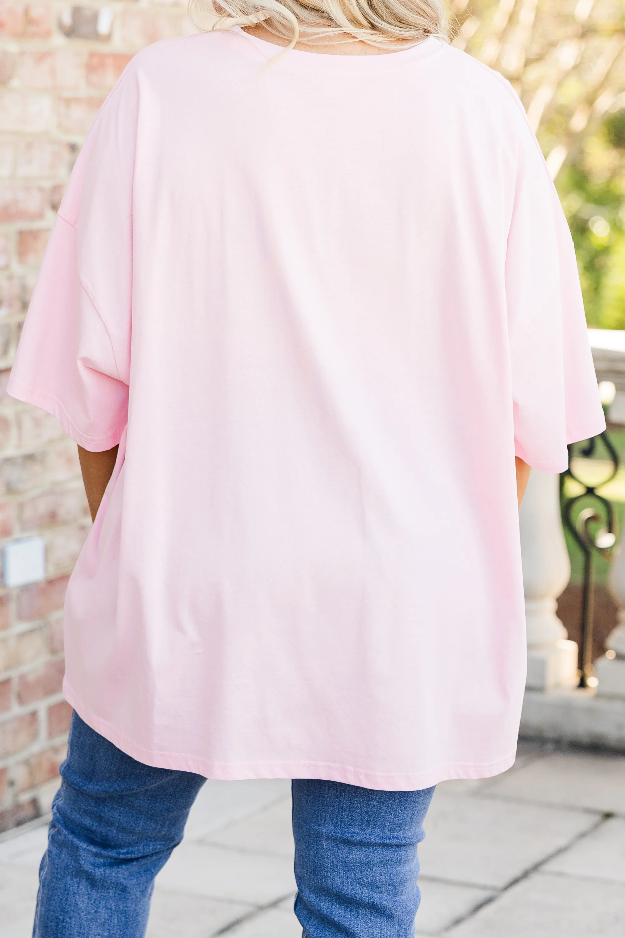 Tree Farm Boyfriend Tee, Dusty Pink - Giverhouse