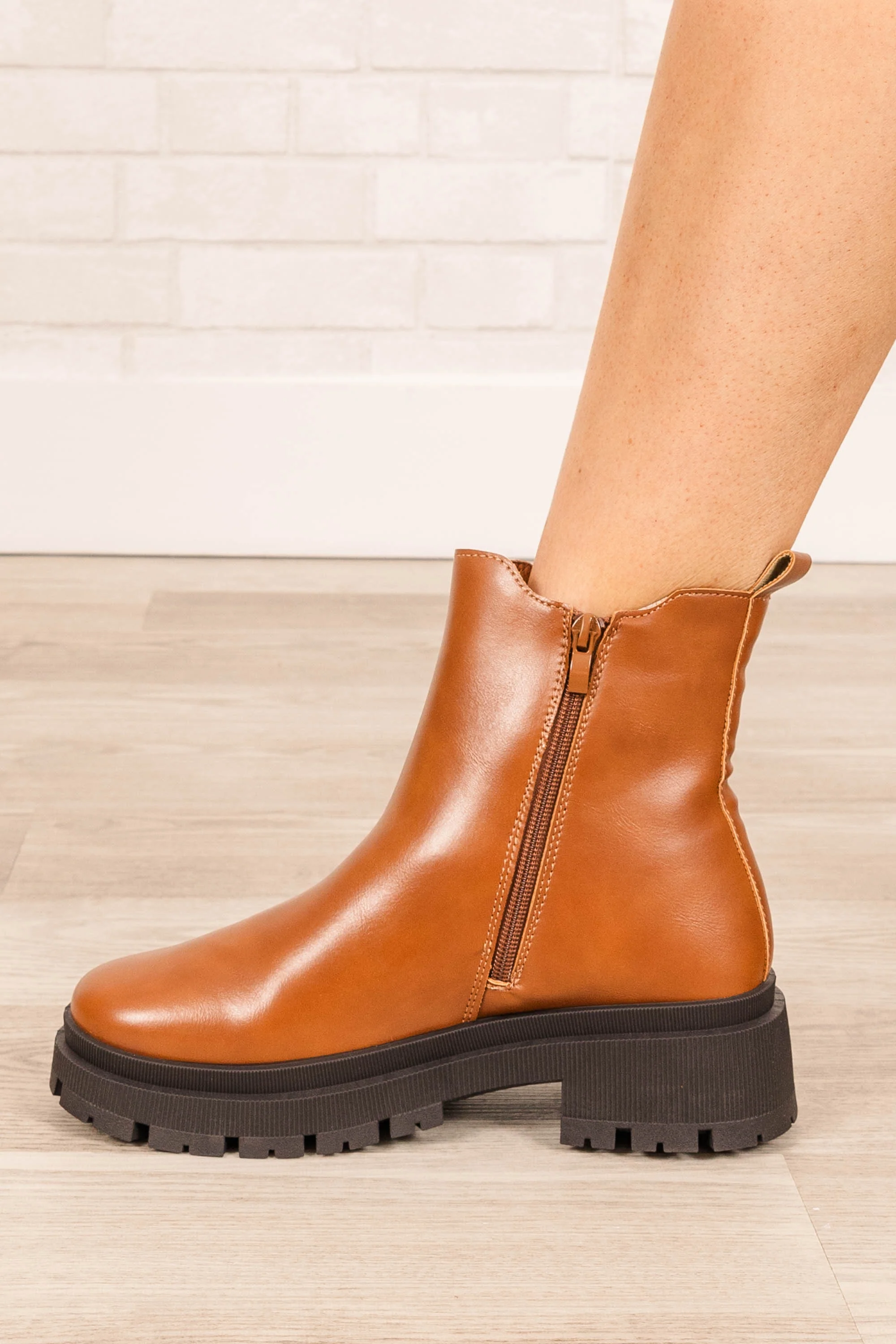Tough And Fierce Booties, Tan - Giverhouse