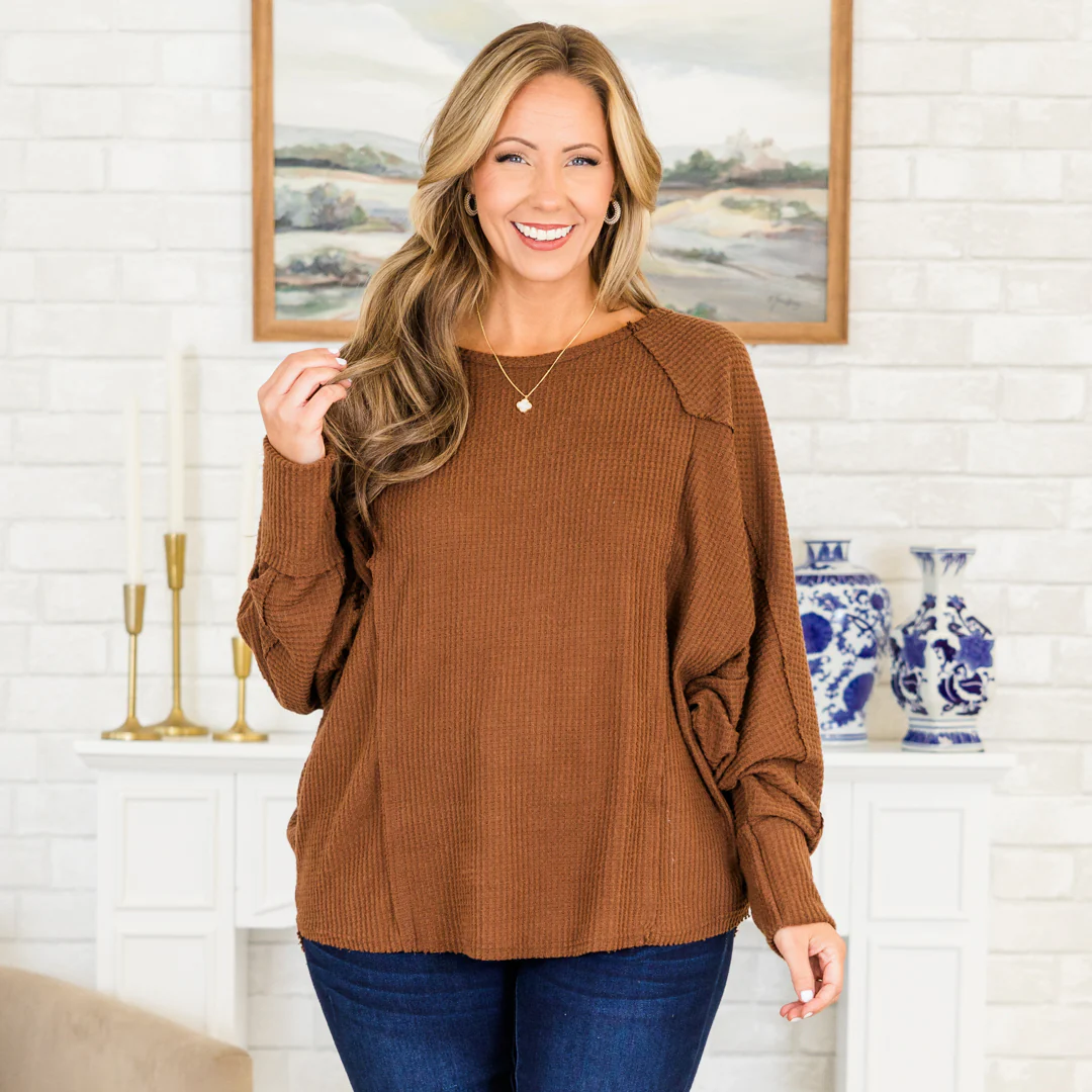 Figuring It Out Sweater, Camel - Giverhouse