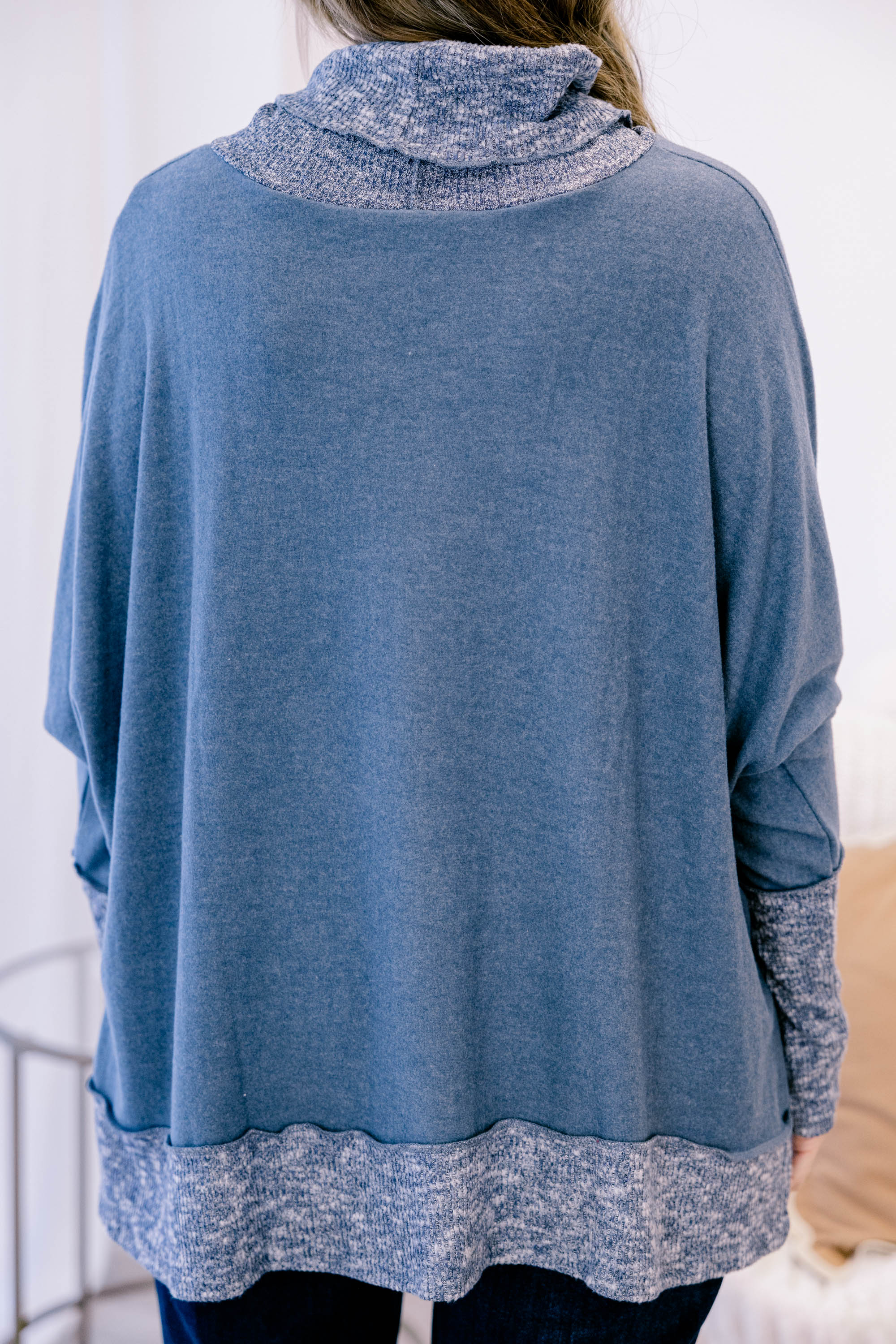 Working Late Top, Navy - Giverhouse