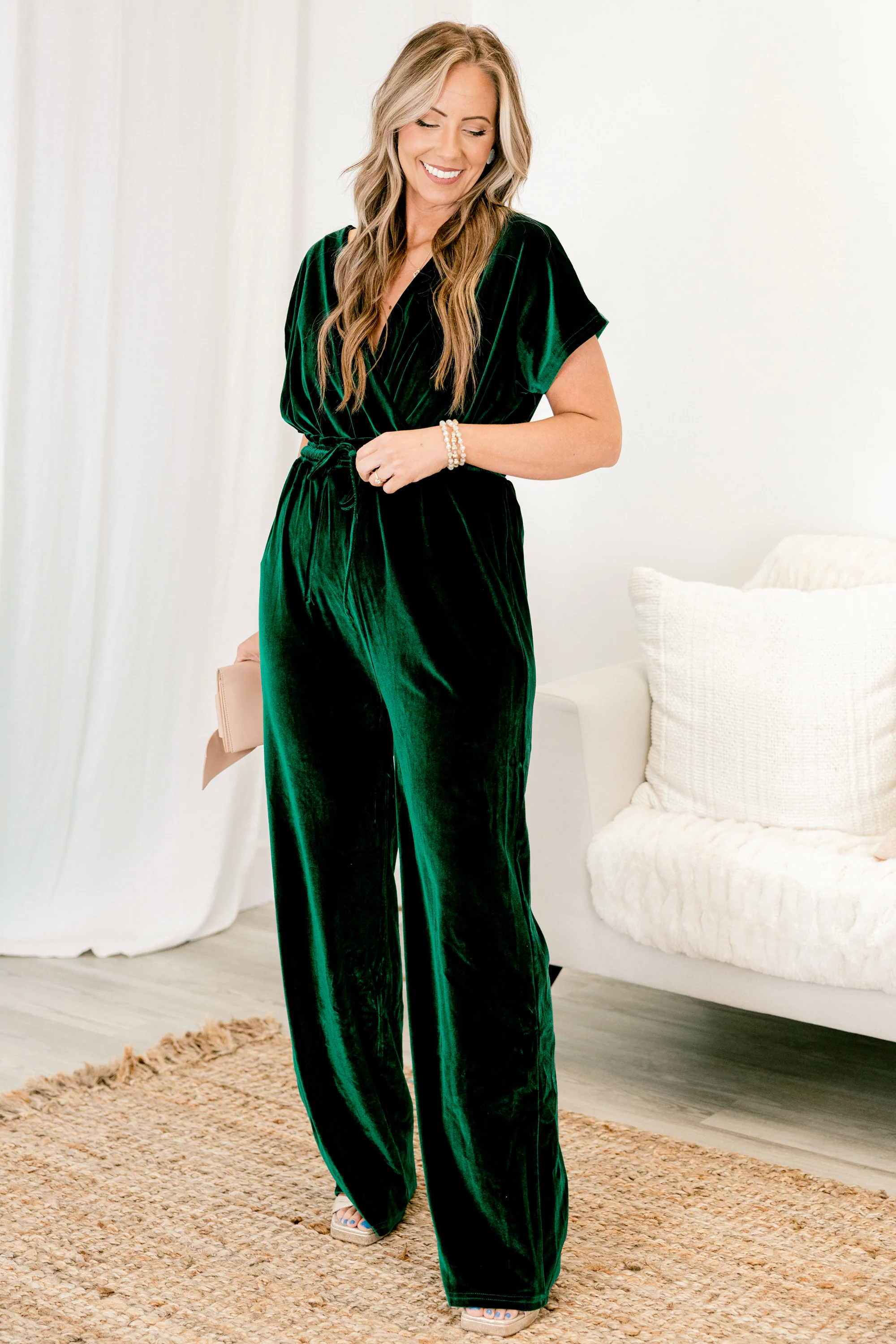 It Starts With You Jumpsuit, Green - Giverhouse