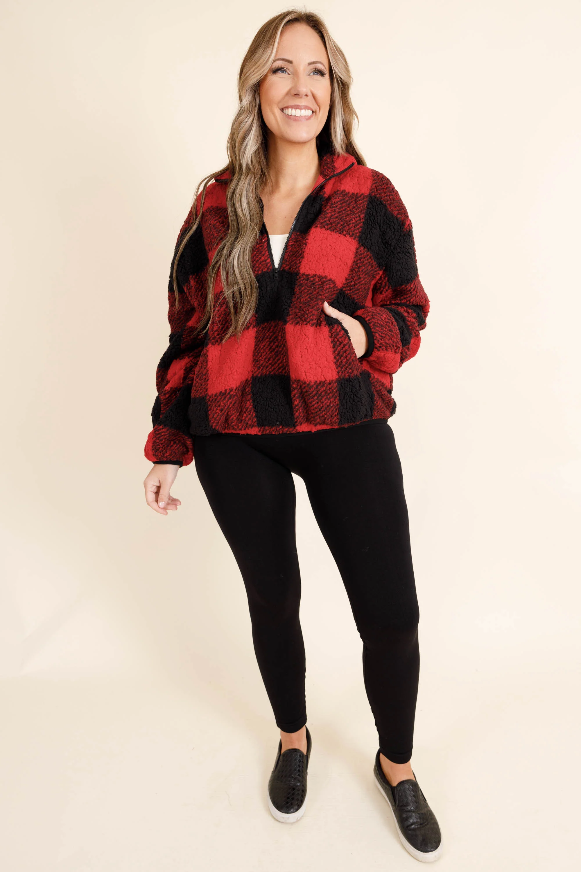 Infinite Memories Top, Red - Giverhouse