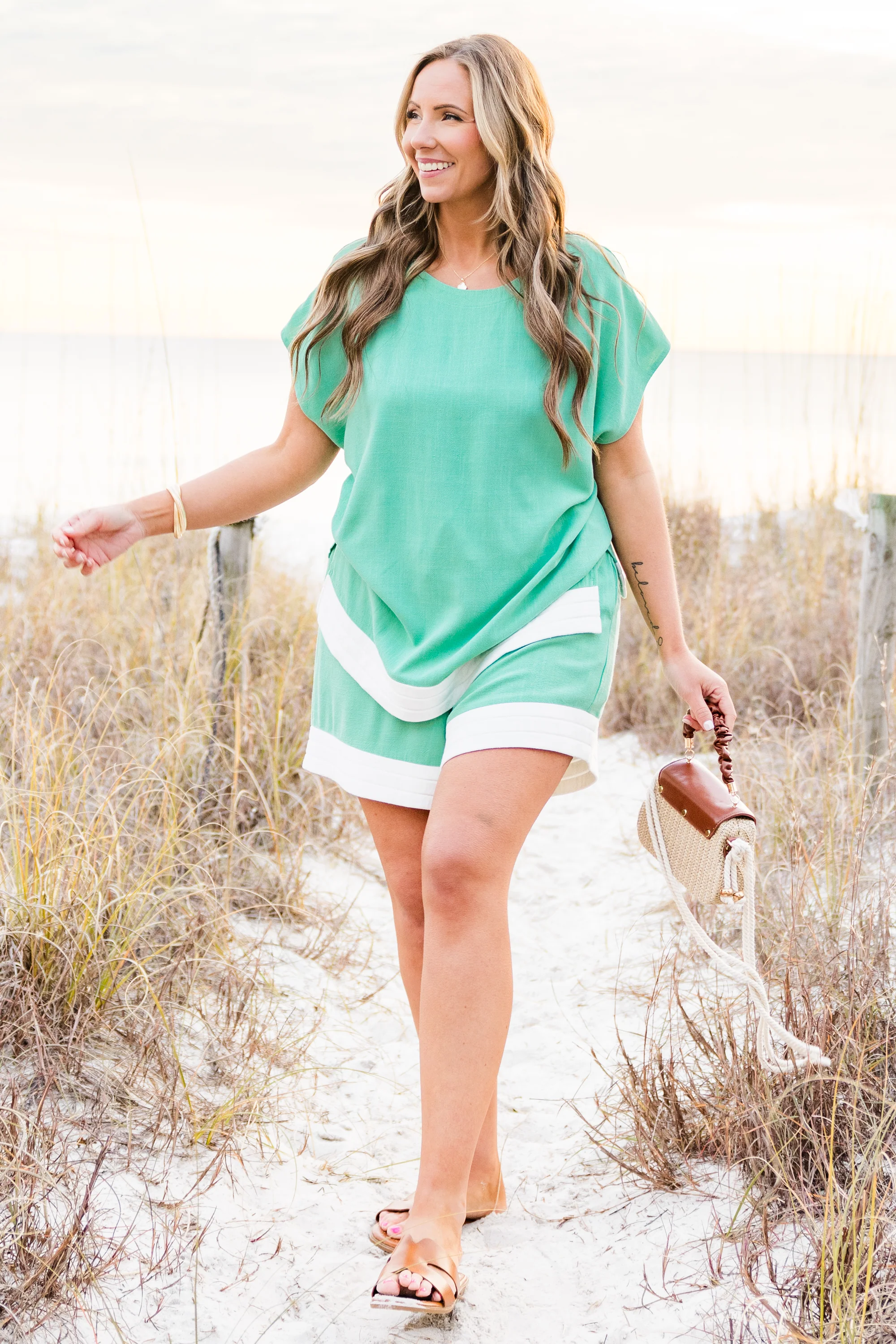 Limitless Time Top, Aqua - Giverhouse