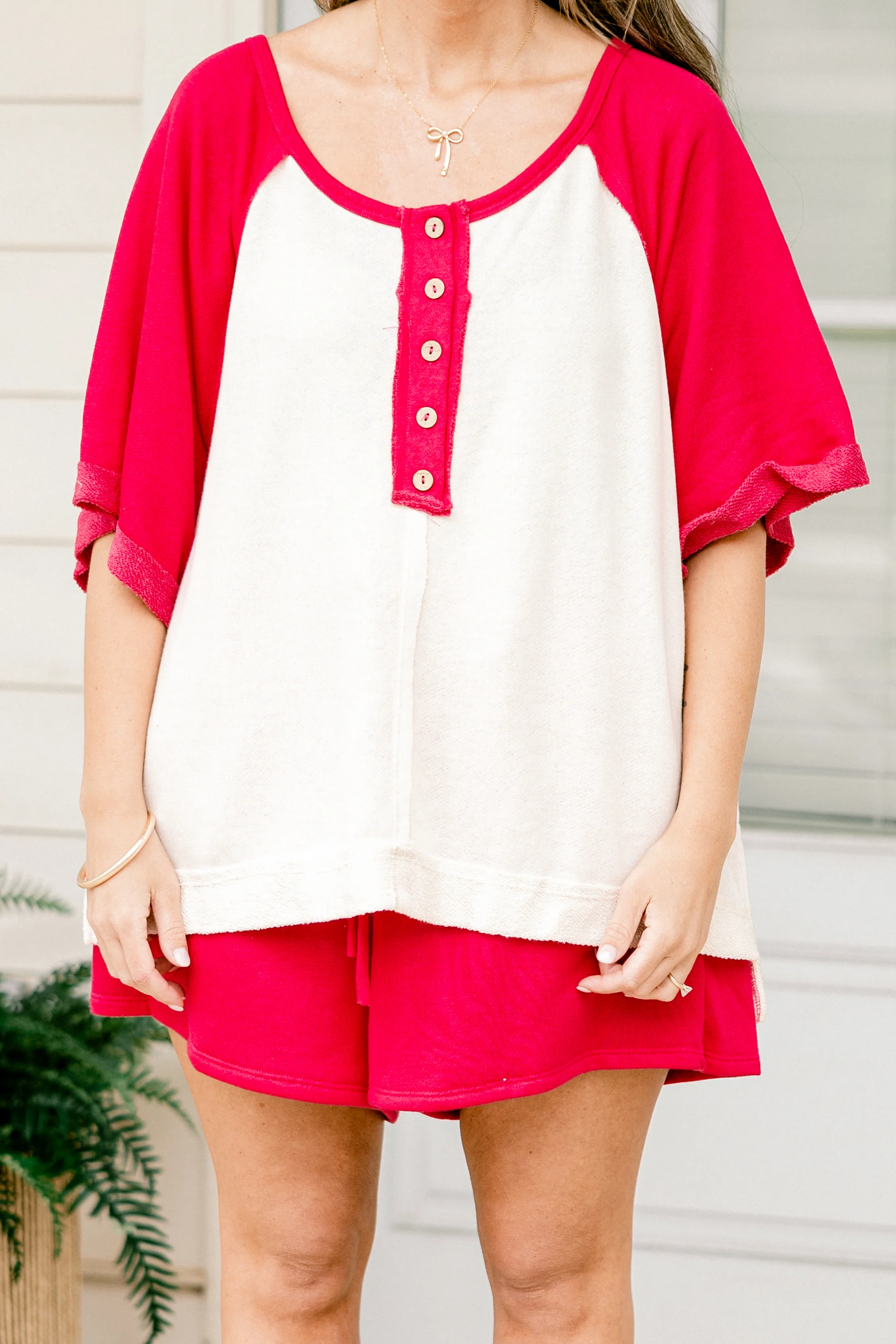 Errand Run Top, Hot Pink - Giverhouse