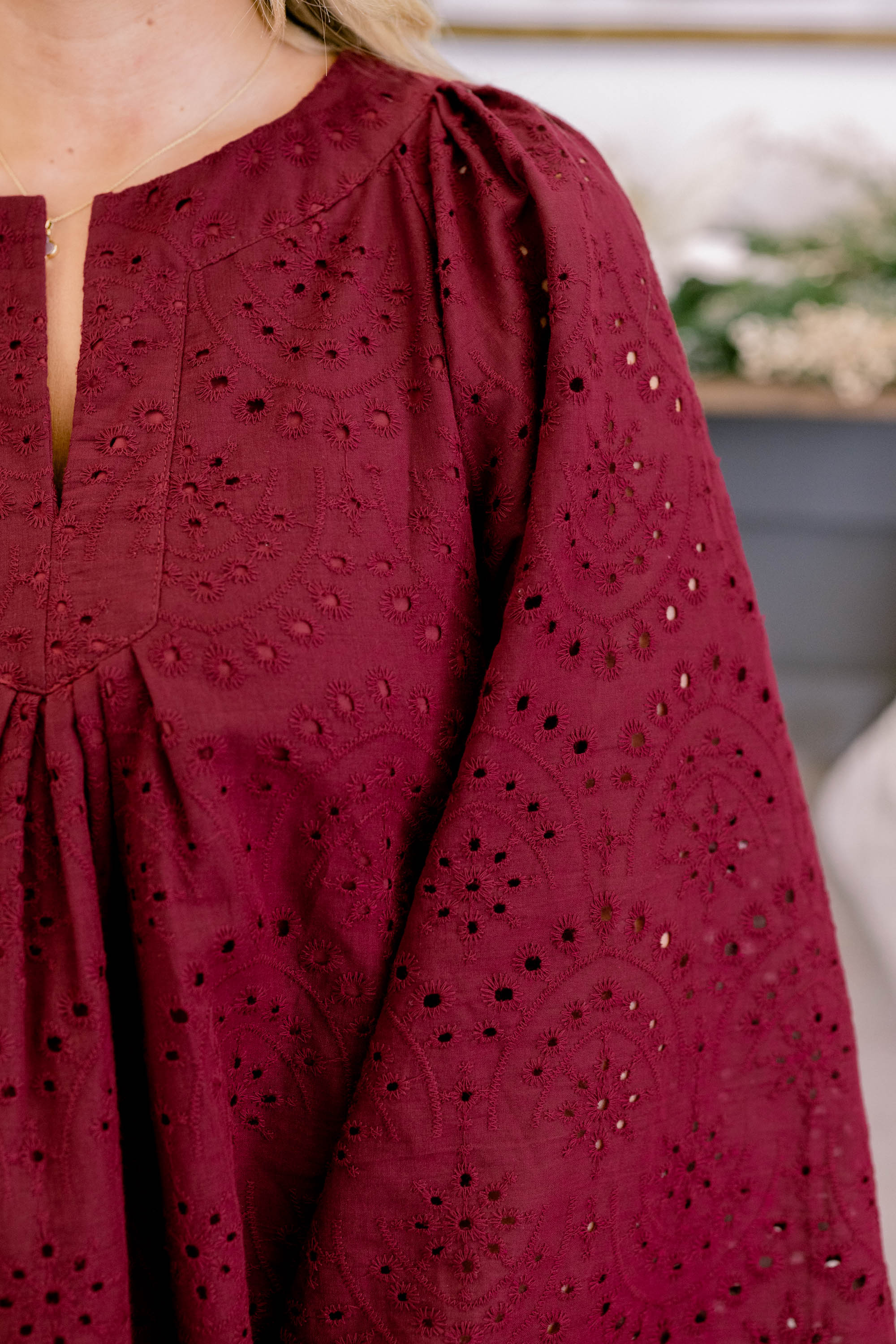 Free Like The Wind Top, Red Lace - Giverhouse