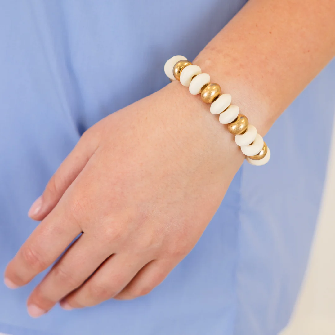 Floral Dreams Bracelet, Ivory - Giverhouse