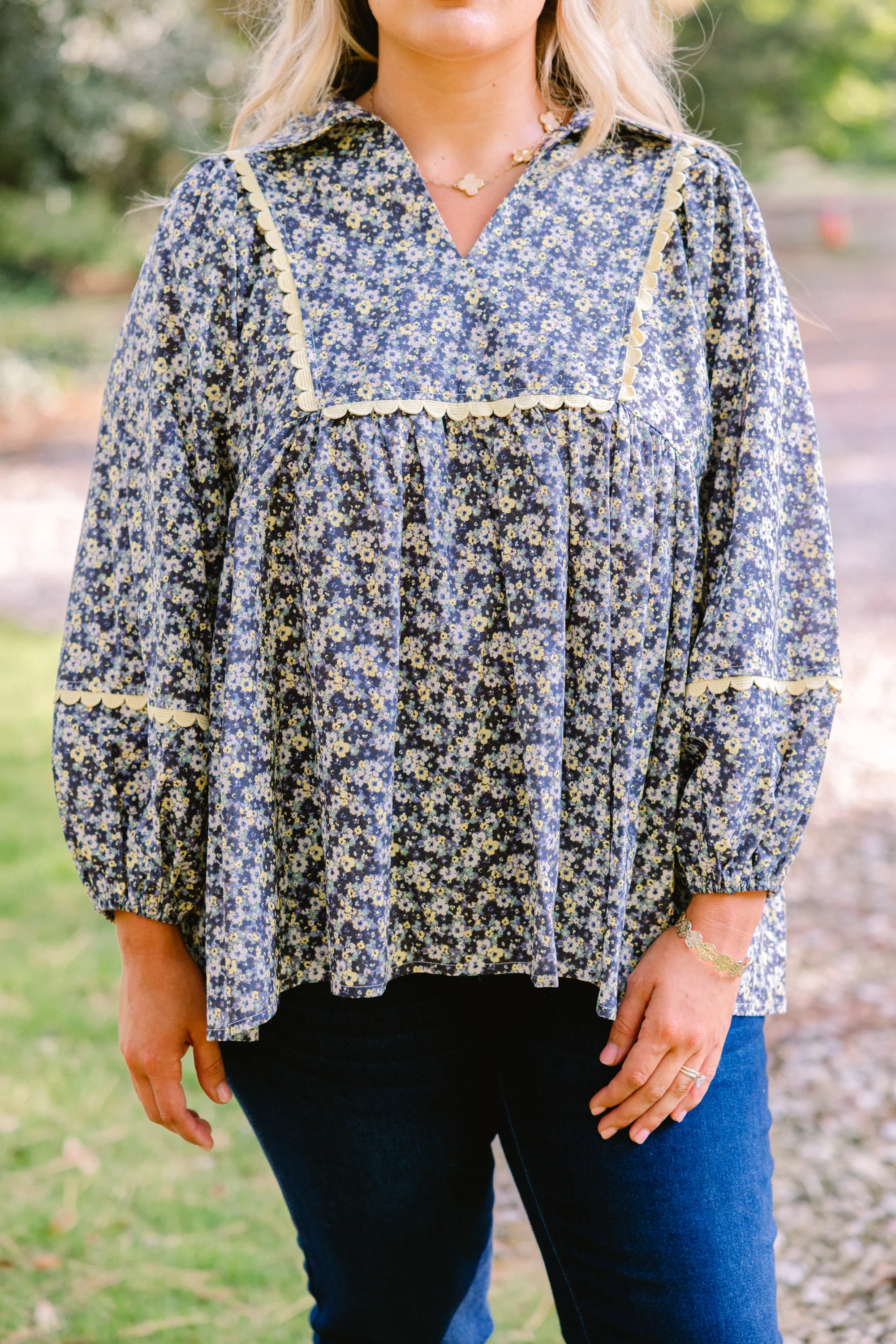 Take What I Can Get Top, Blue - Giverhouse