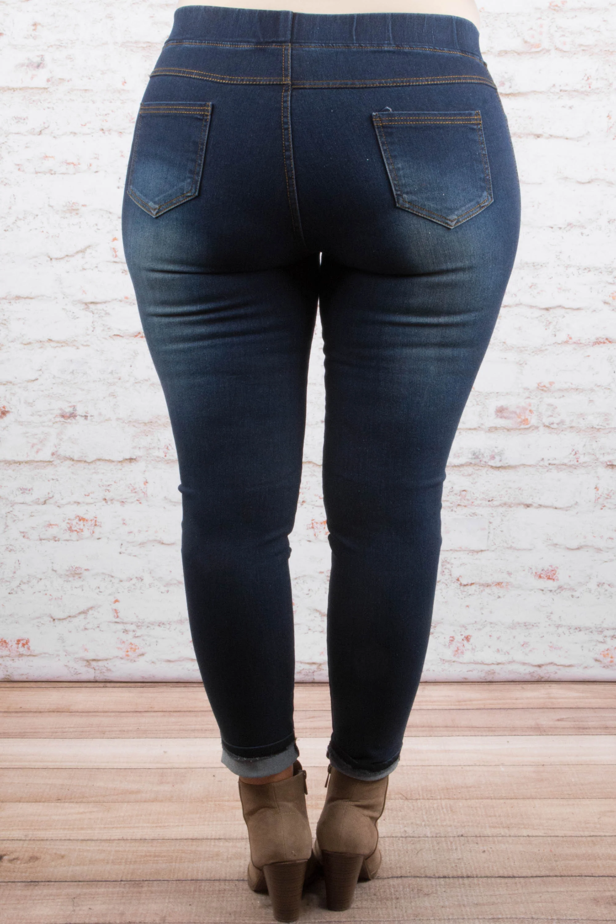 I'll Try Jeggings, Denim - Giverhouse