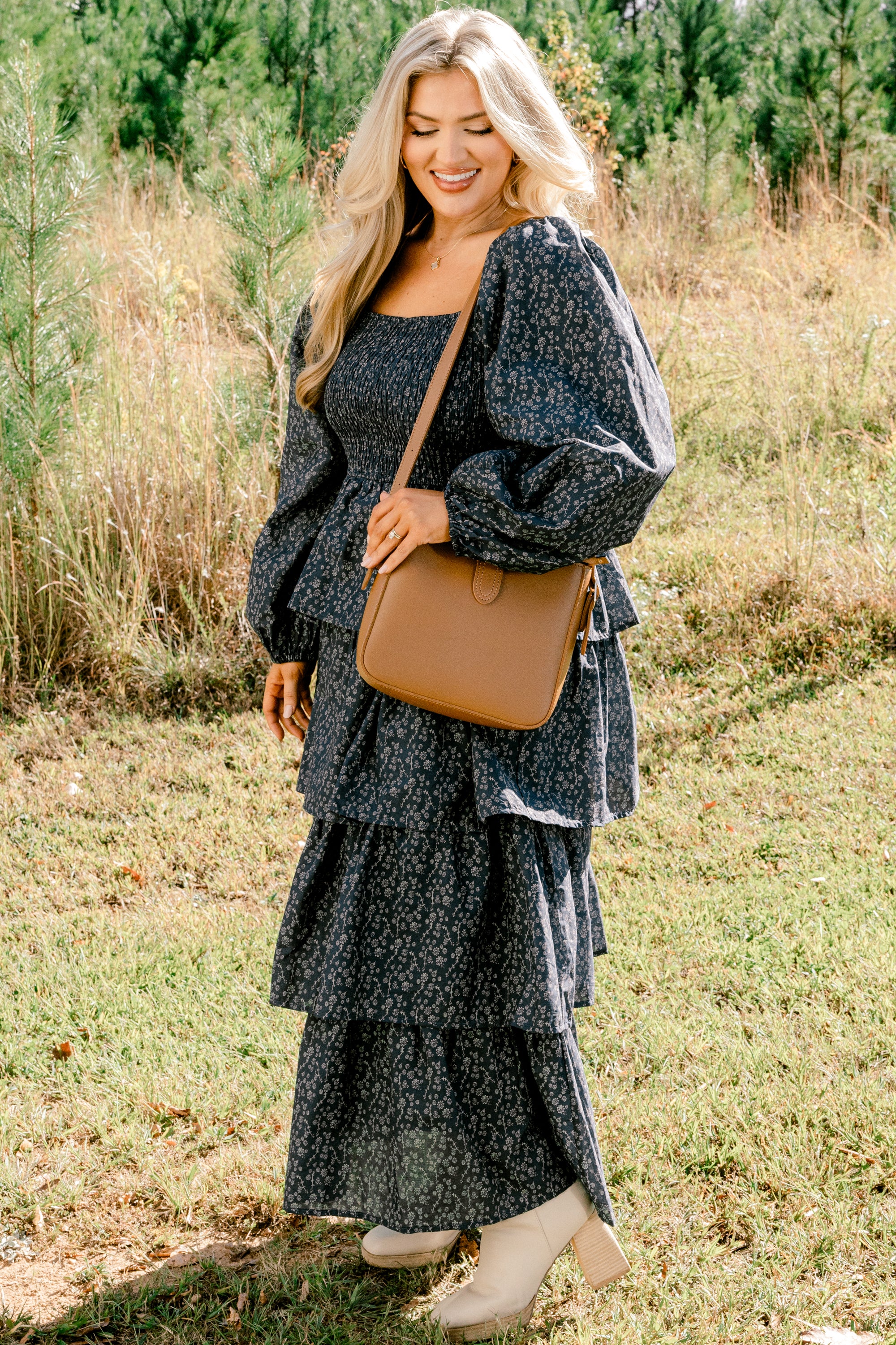 A Defining Moment Dress, Navy - Giverhouse