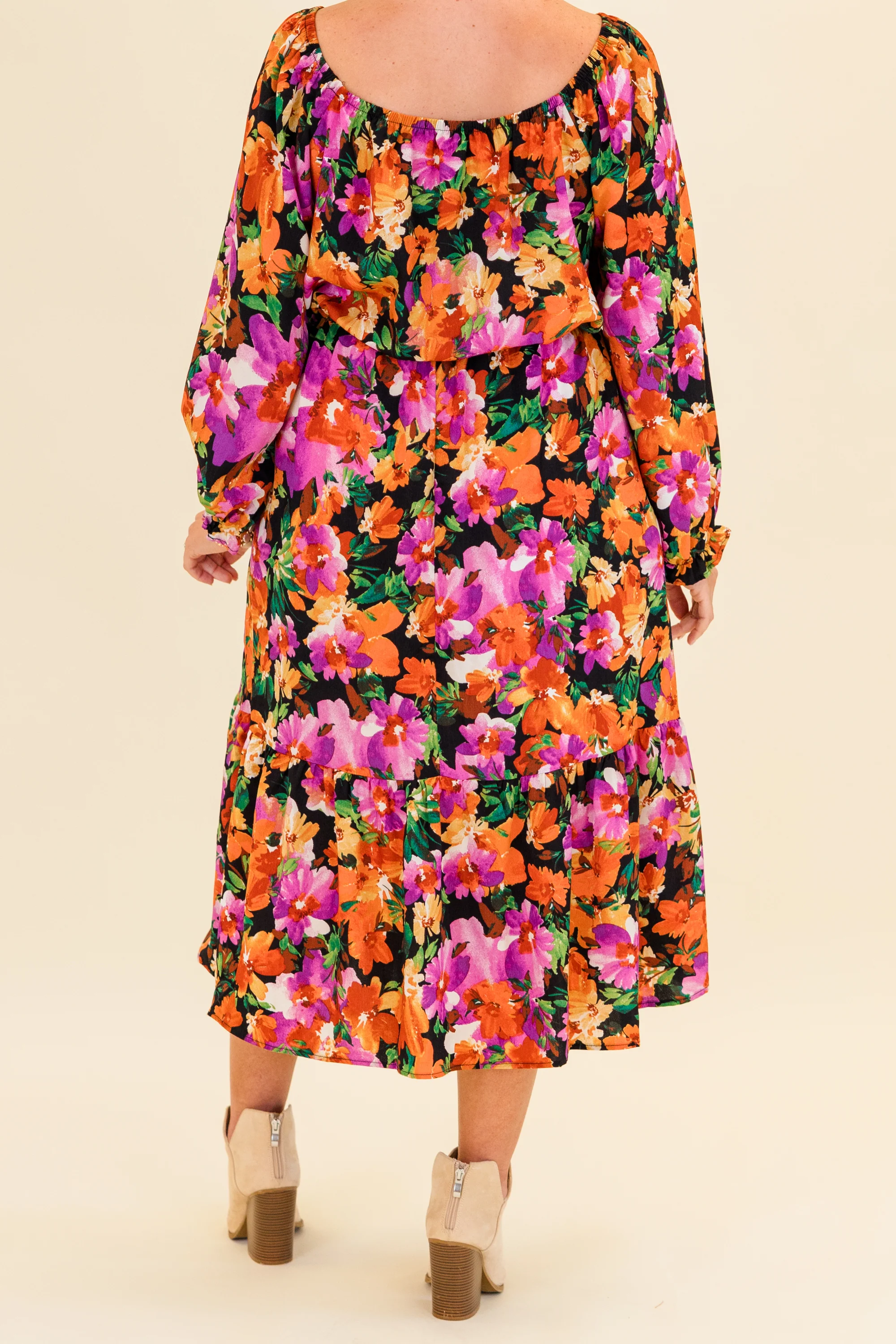 Whispers Of The Wind Dress, Black - Giverhouse