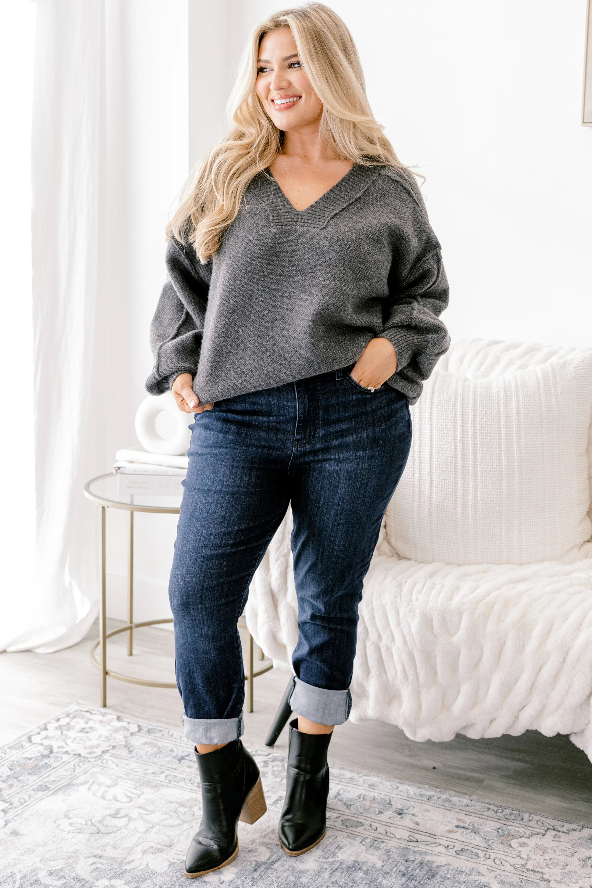 Judy Blue: Comes Down To This Jeans, Dark Wash - Giverhouse