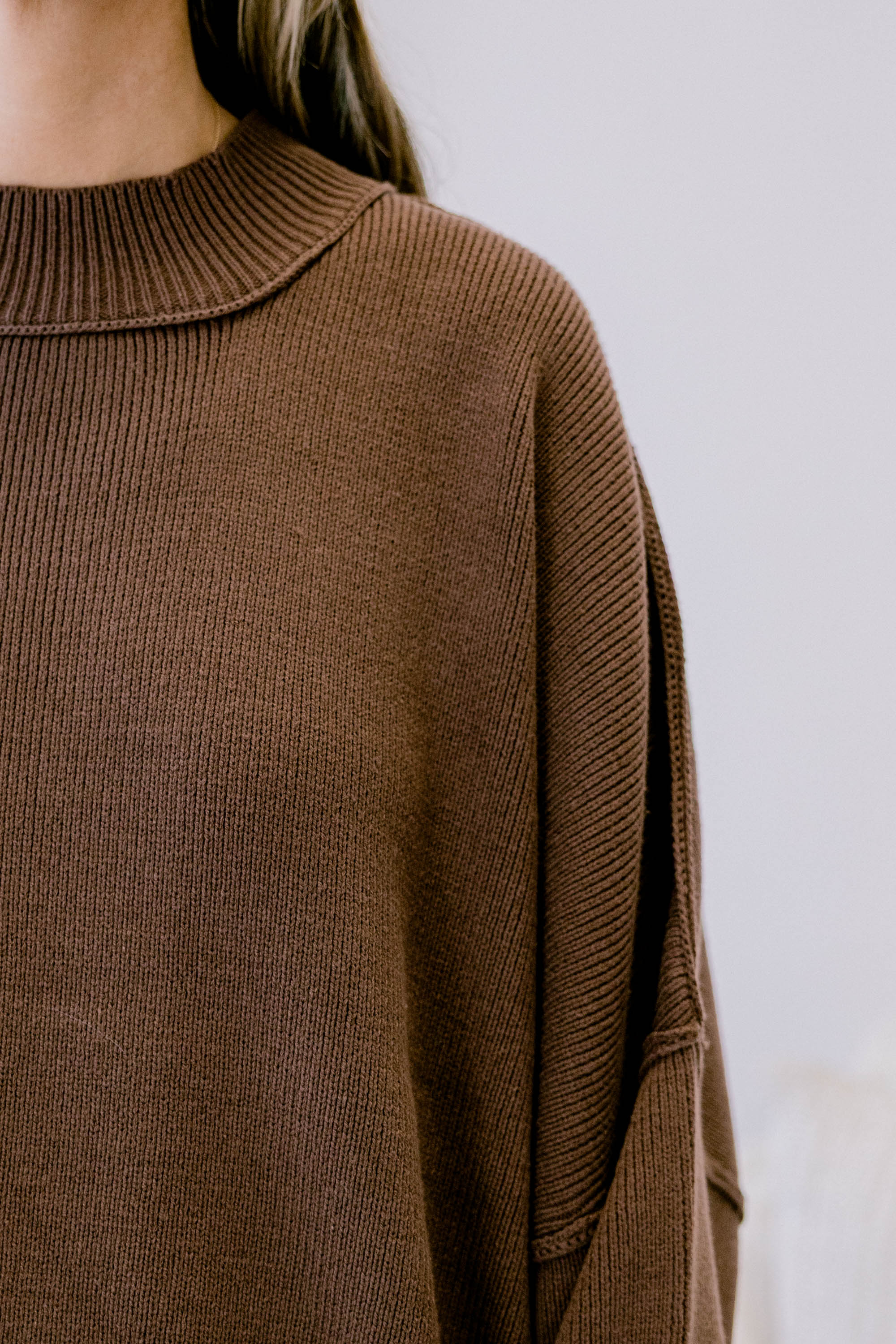 Perfectly Cozy Sweater, Brown - Giverhouse
