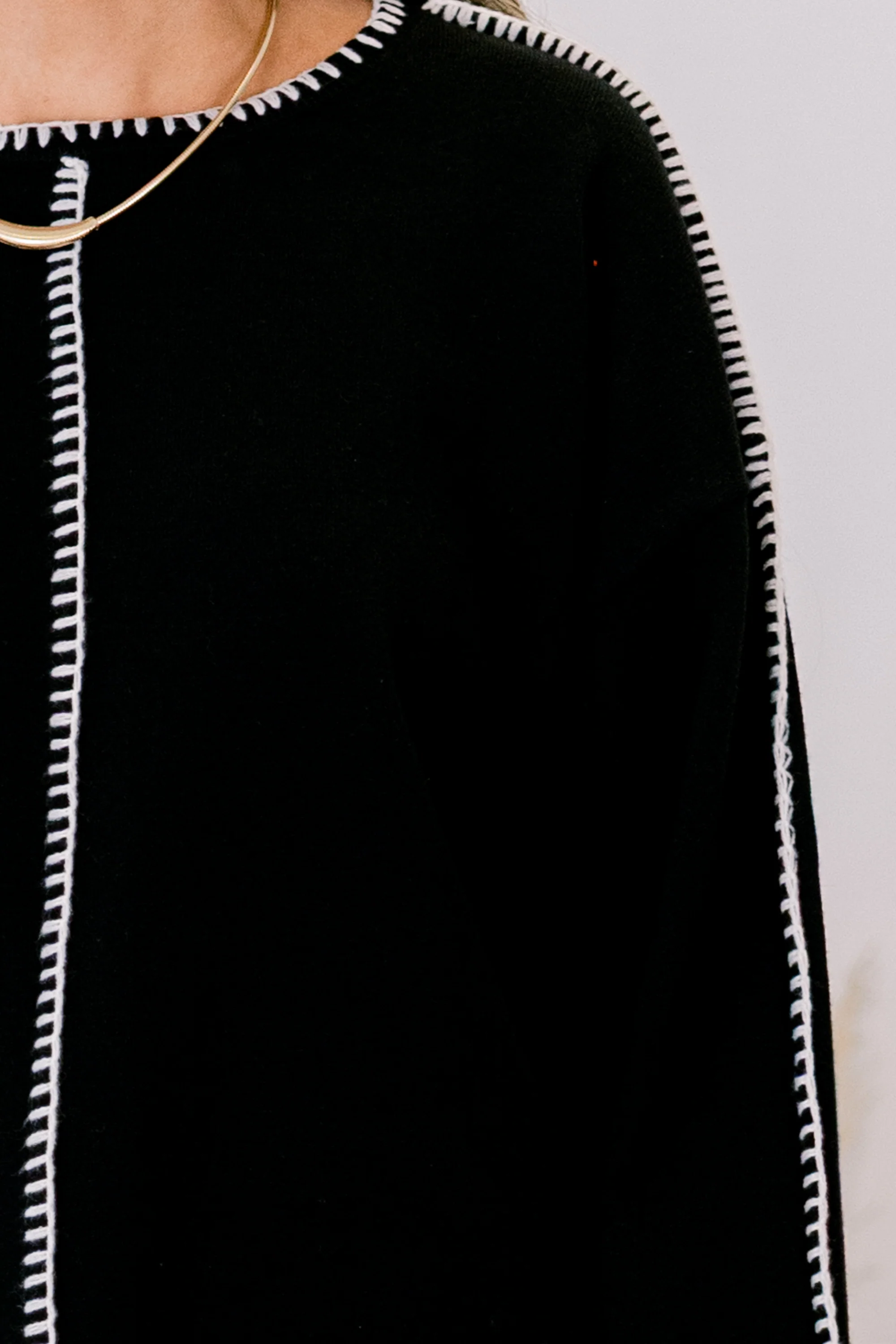 Whispered Comfort Sweater, Black - Giverhouse