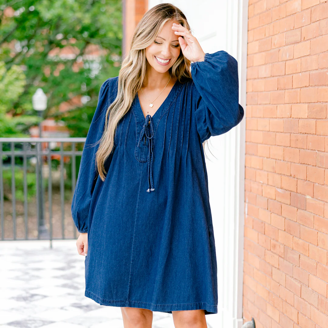 Daytime Fine Dress, Blue - Giverhouse