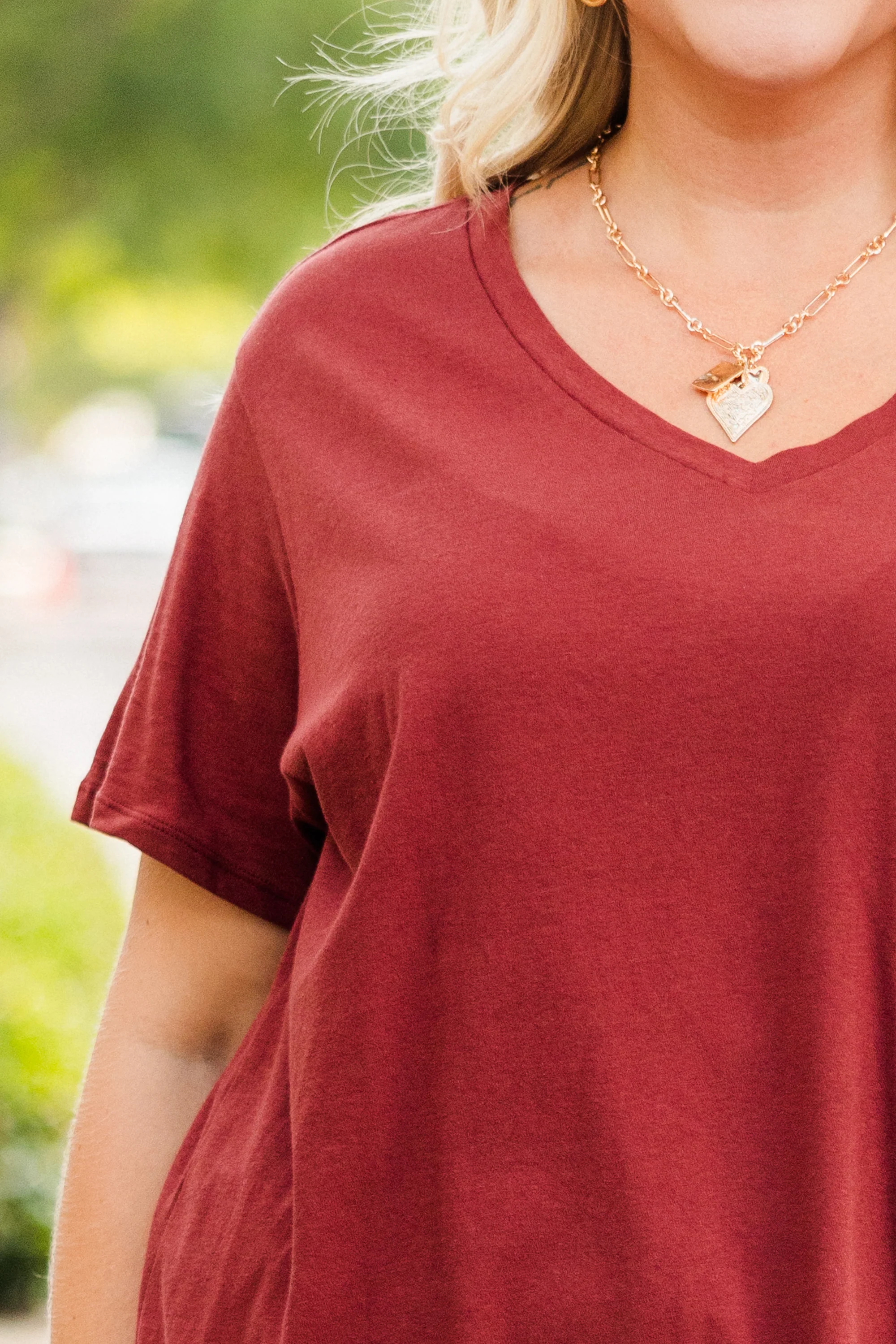 Bright Days Tee, Dark Rust - Giverhouse