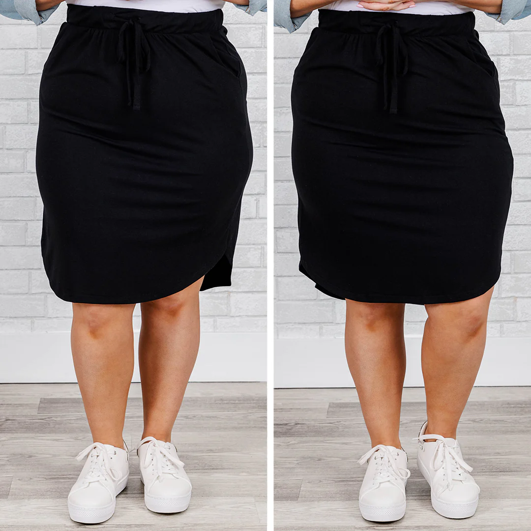 Nice And Comfortable Skirt, Black - Giverhouse