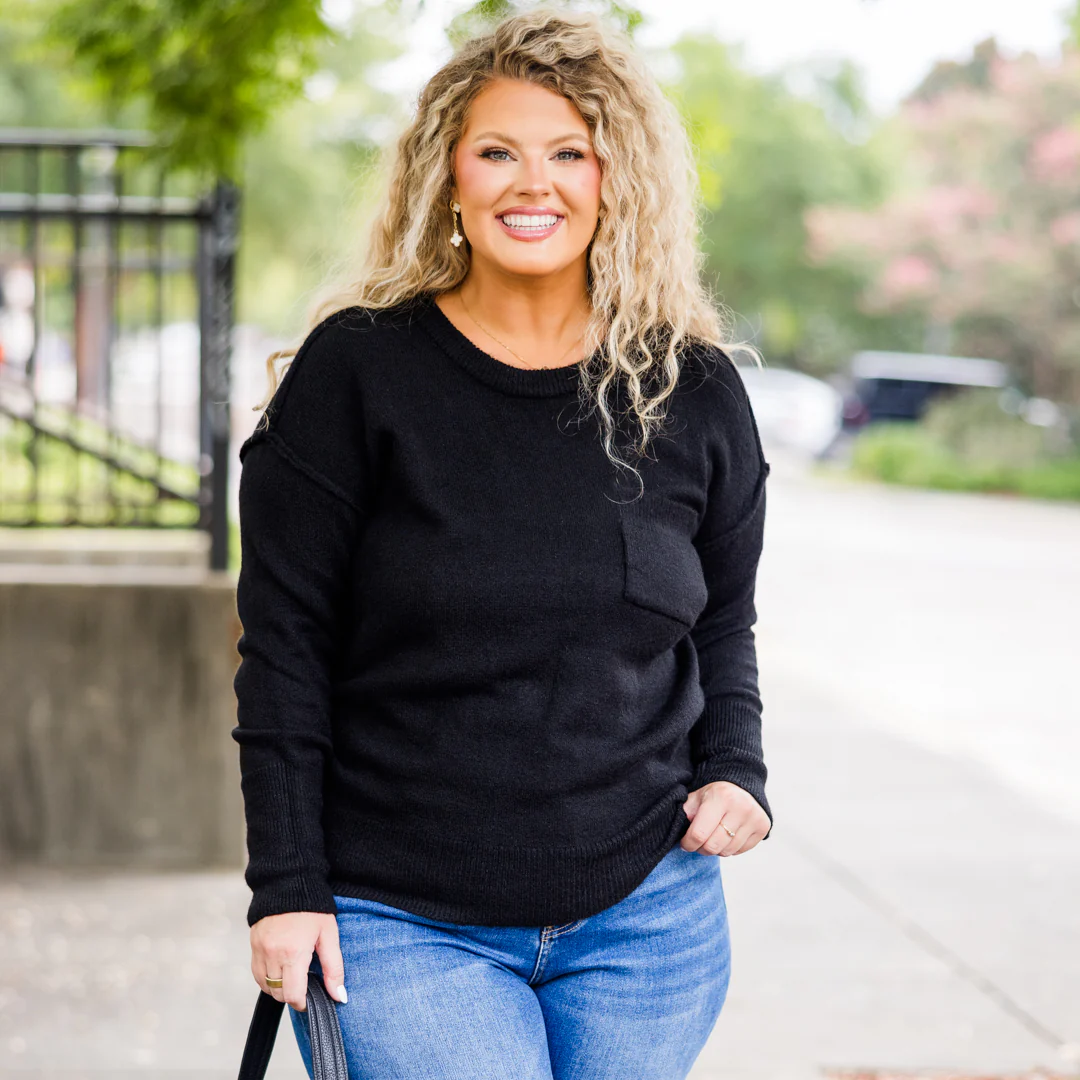 Unwind Your Mind Pullover, Black - Giverhouse