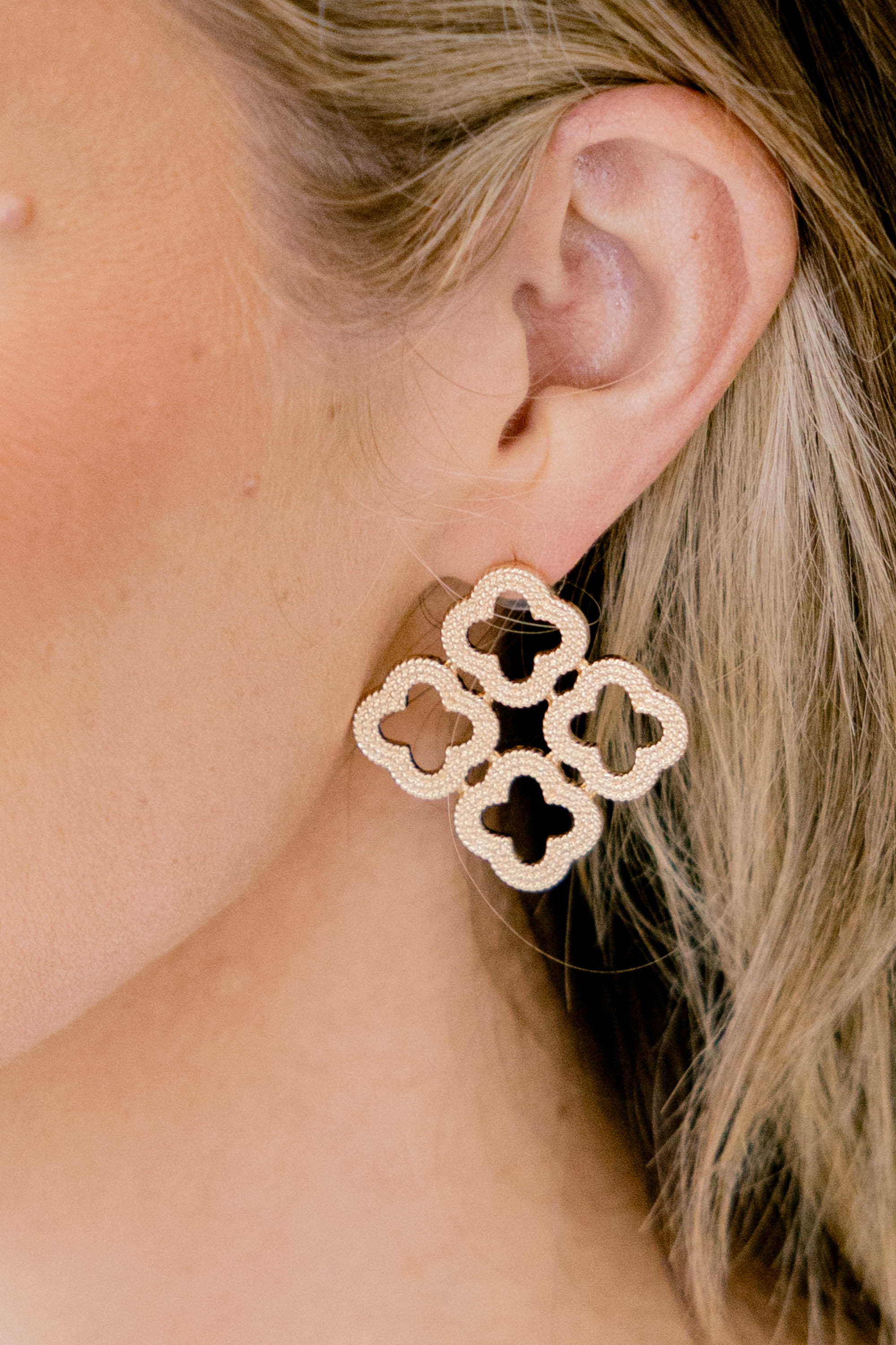 Secrets Kept Earrings, Gold - Giverhouse